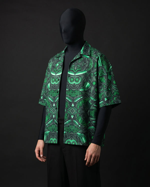 The Cybernetic Boxy-Fit Cuban Shirt
