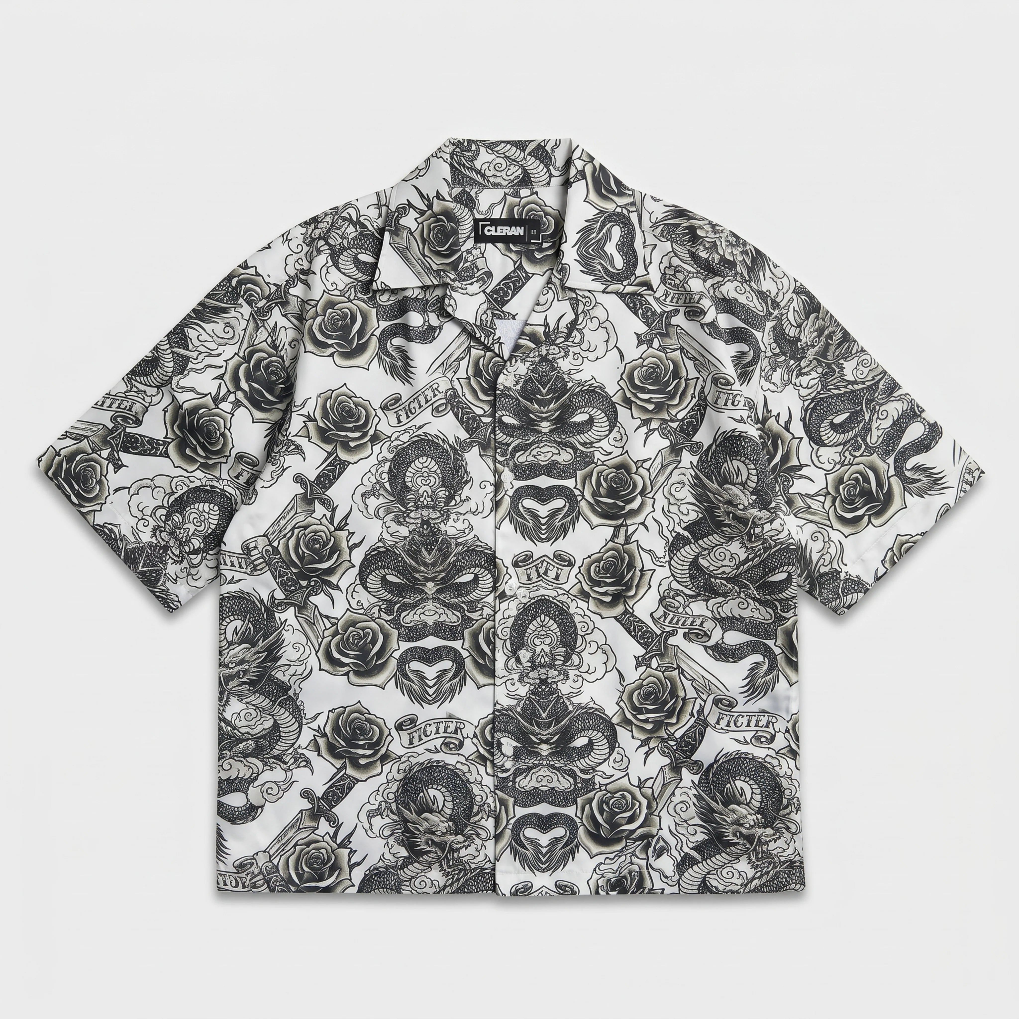 The Tattoo Boxy-Fit Cuban Shirt CLAZZEY
