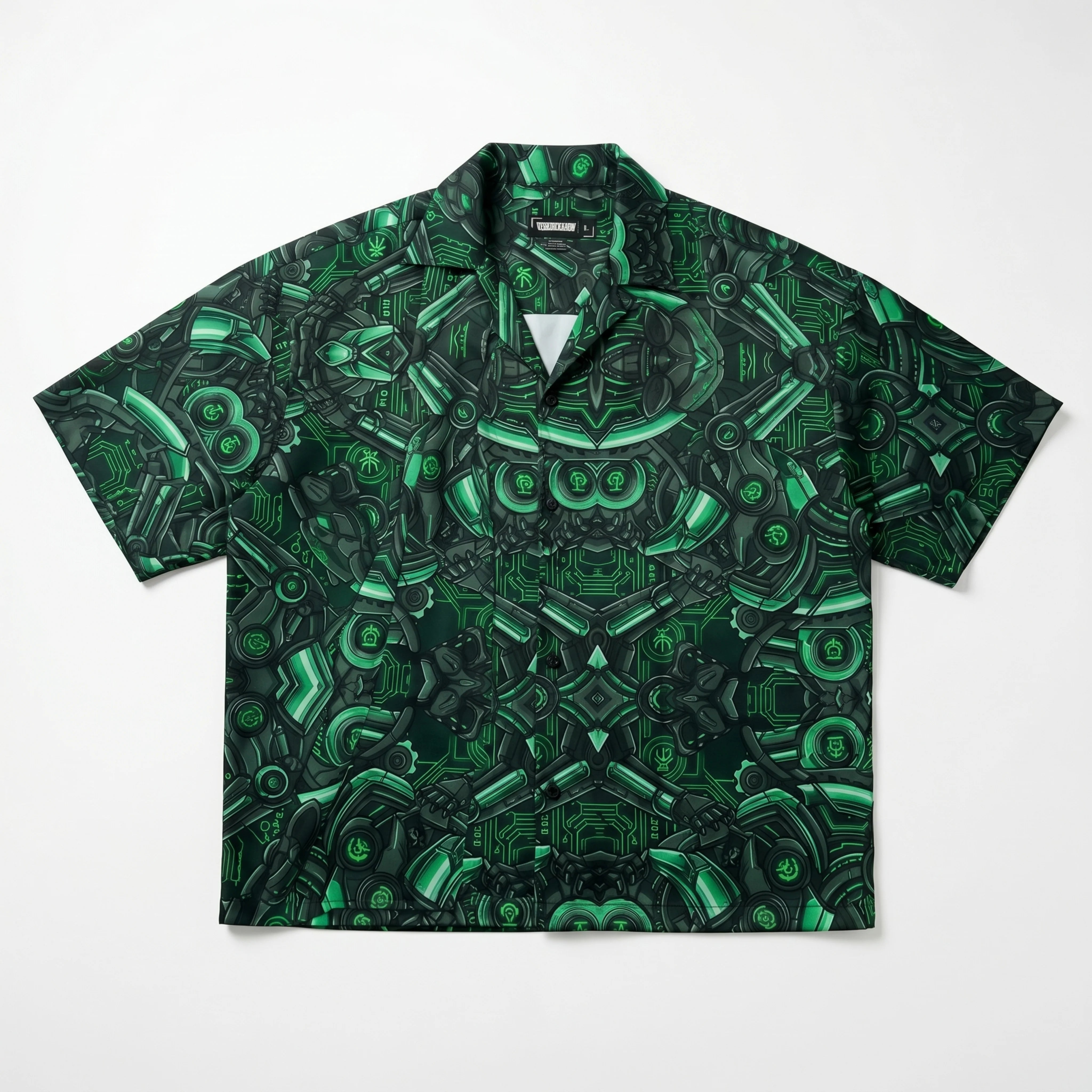 The Cybernetic Boxy-Fit Cuban Shirt CLAZZEY