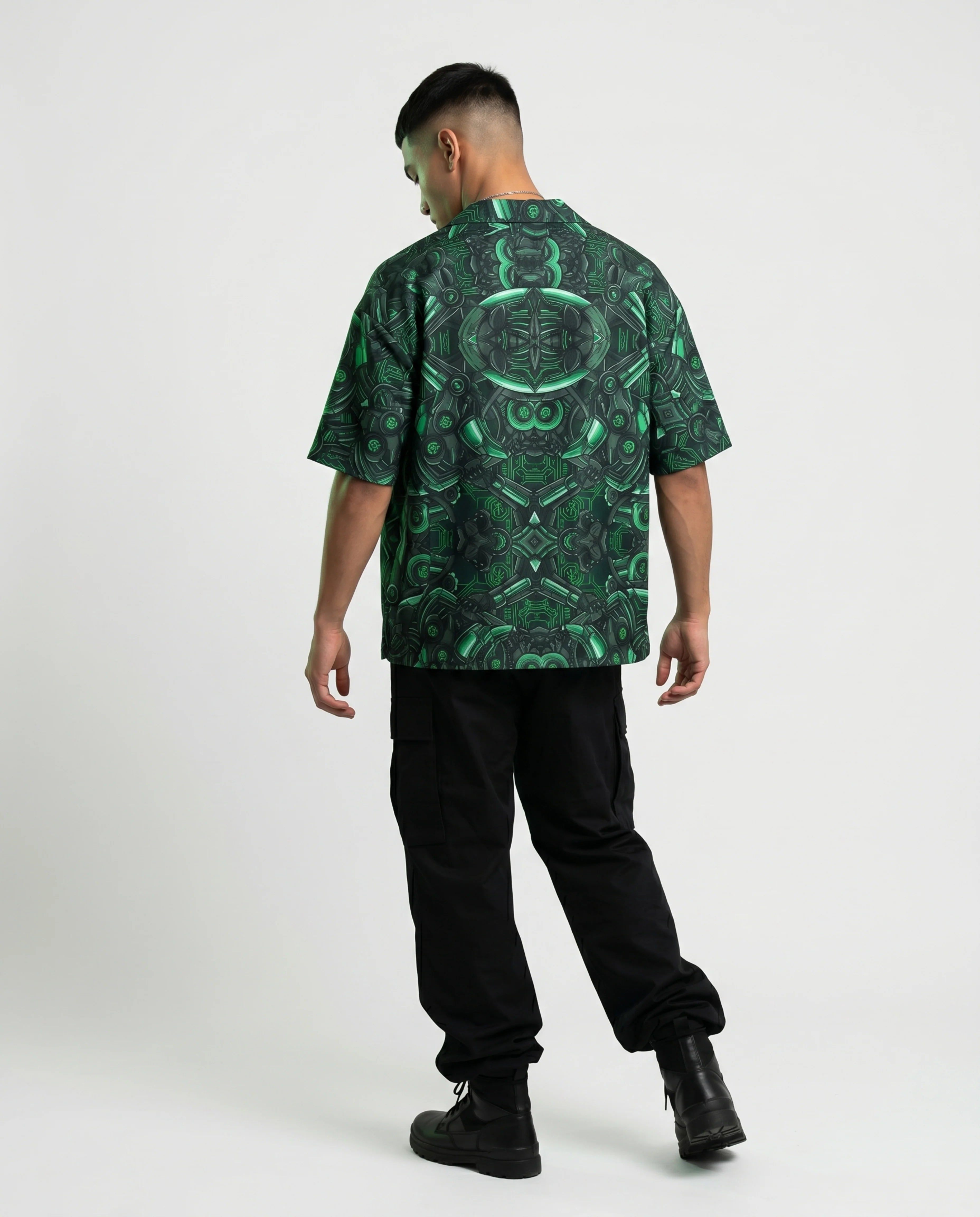 The Cybernetic Boxy-Fit Cuban Shirt CLAZZEY