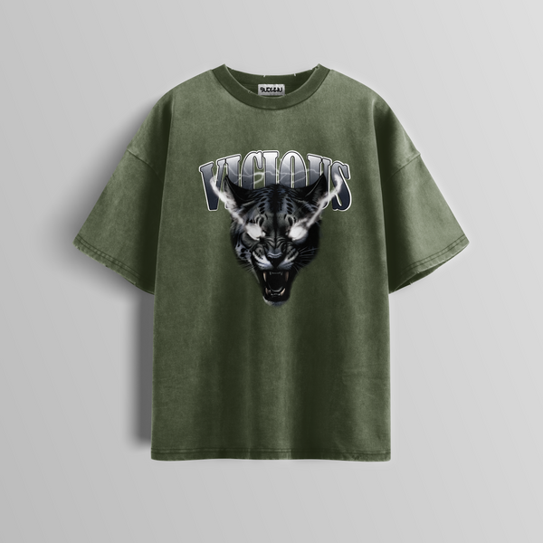 Vicious Instinct Acid Wash Tee