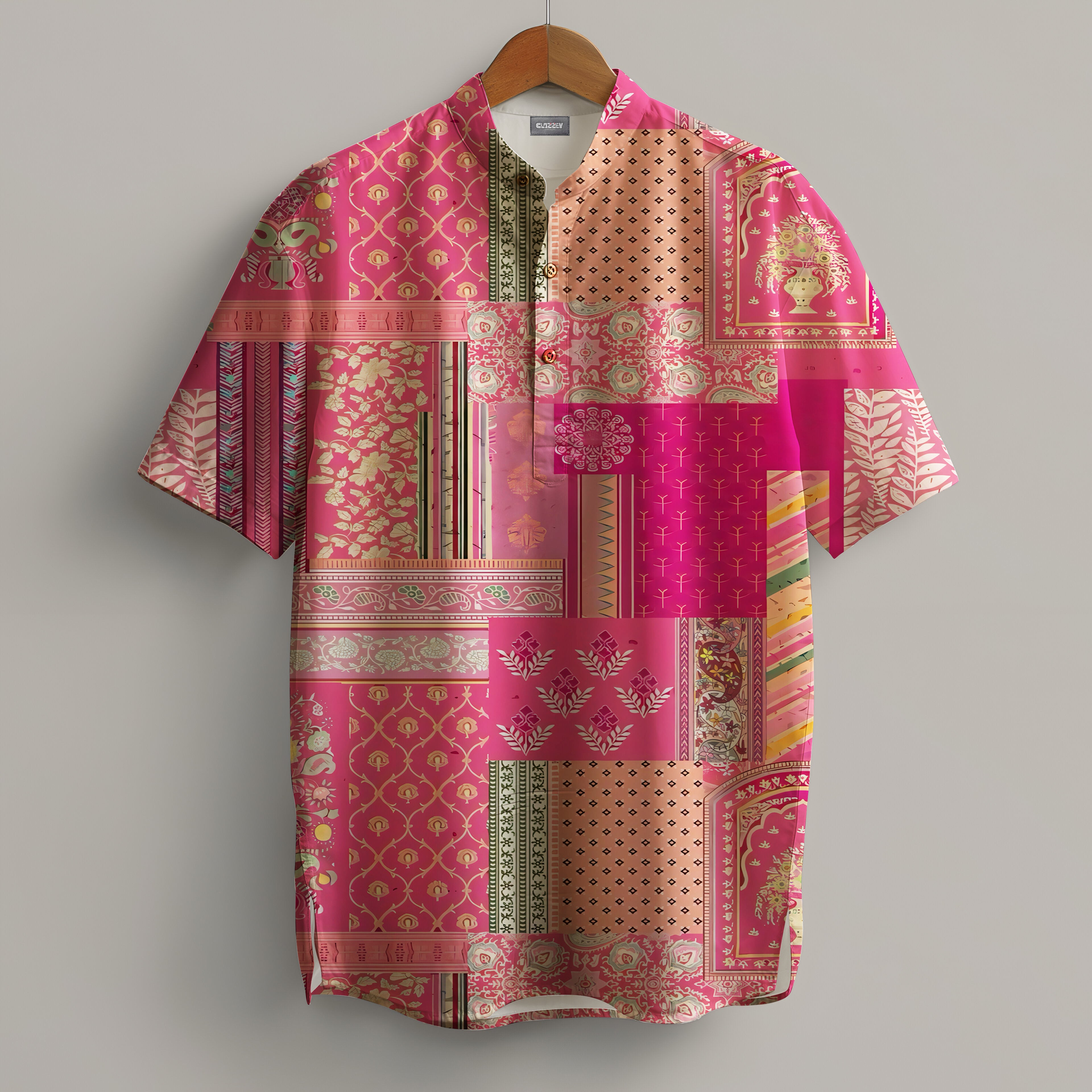 Festive Grace Short Kurta | Elegant Ethnic Wear for Men