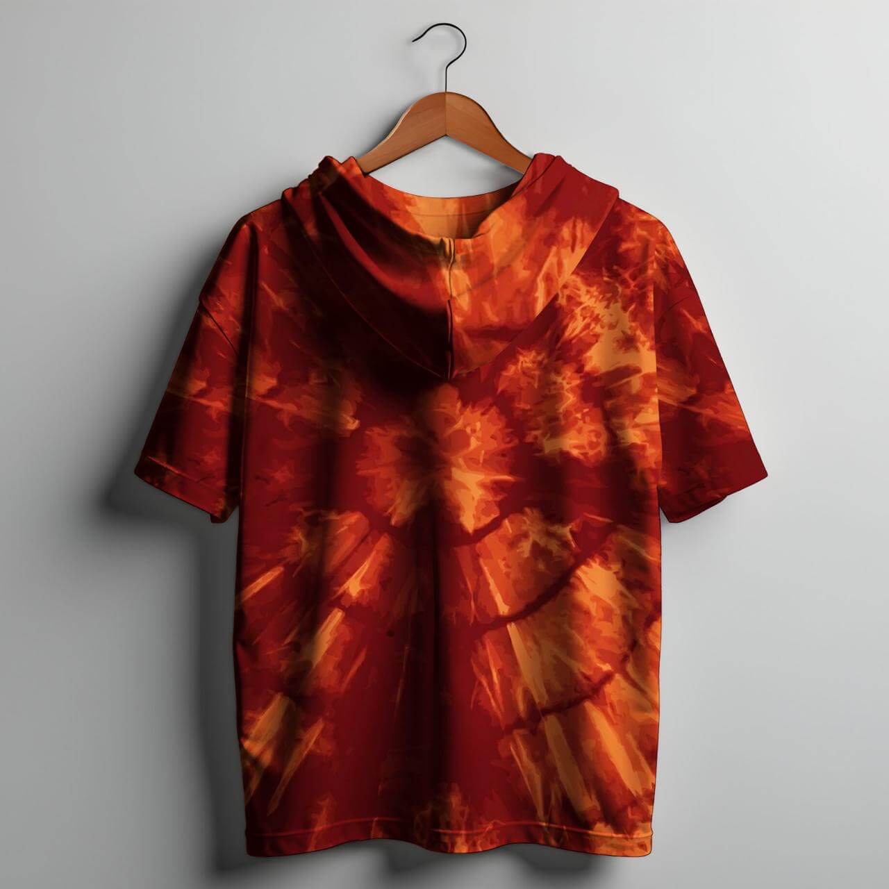 Rust Reign Oversized Hoodie for Bold and Comfortable Streetwear