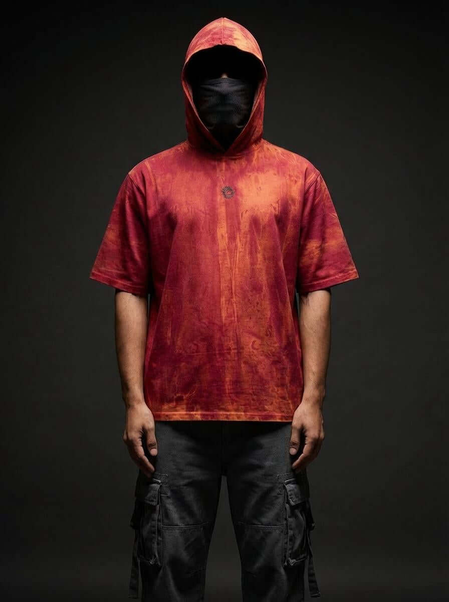 Inferno Veil Oversized Hoodie for Fiery and Bold Streetwear Style
