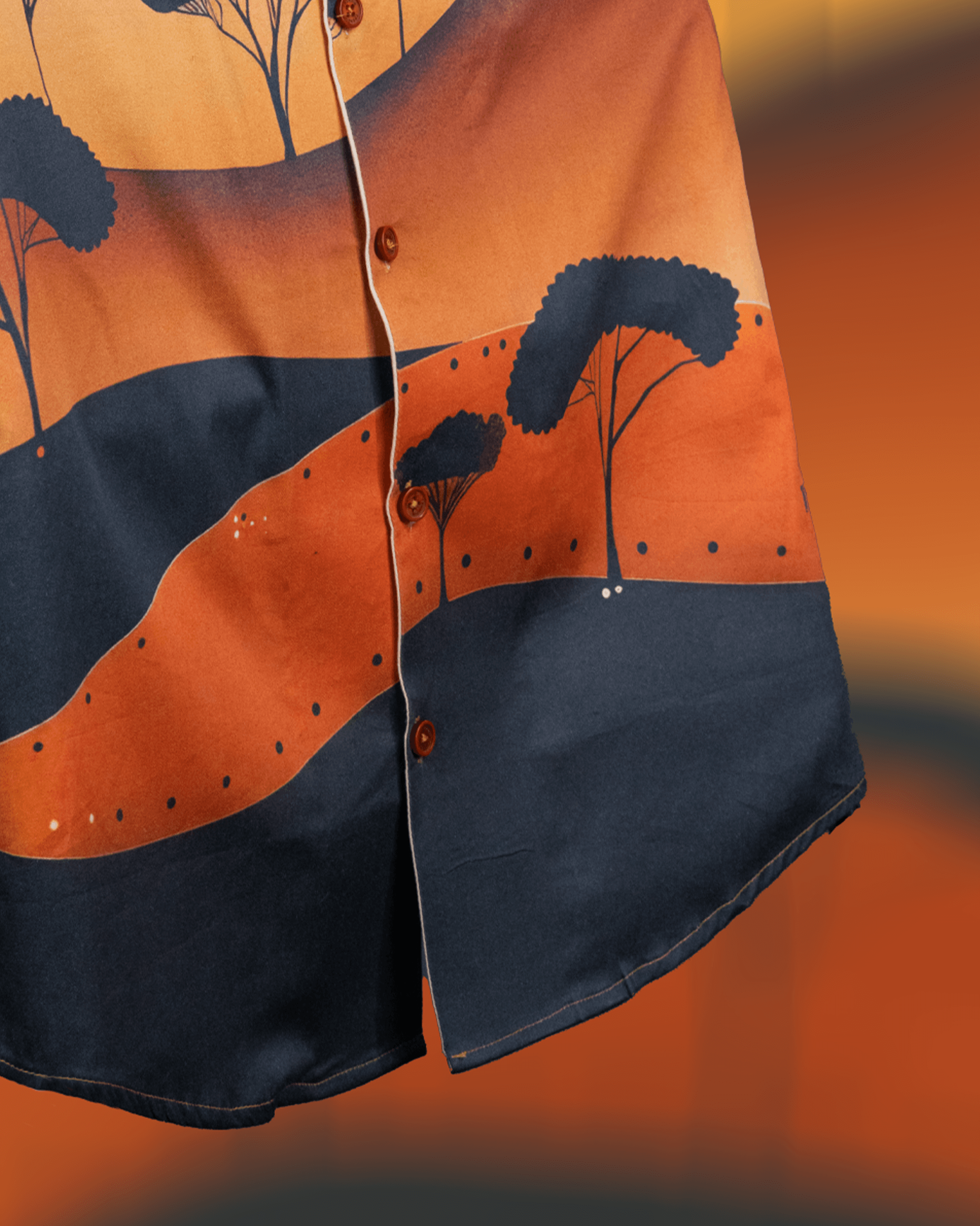 Harmony Sunset Cotton Shirt