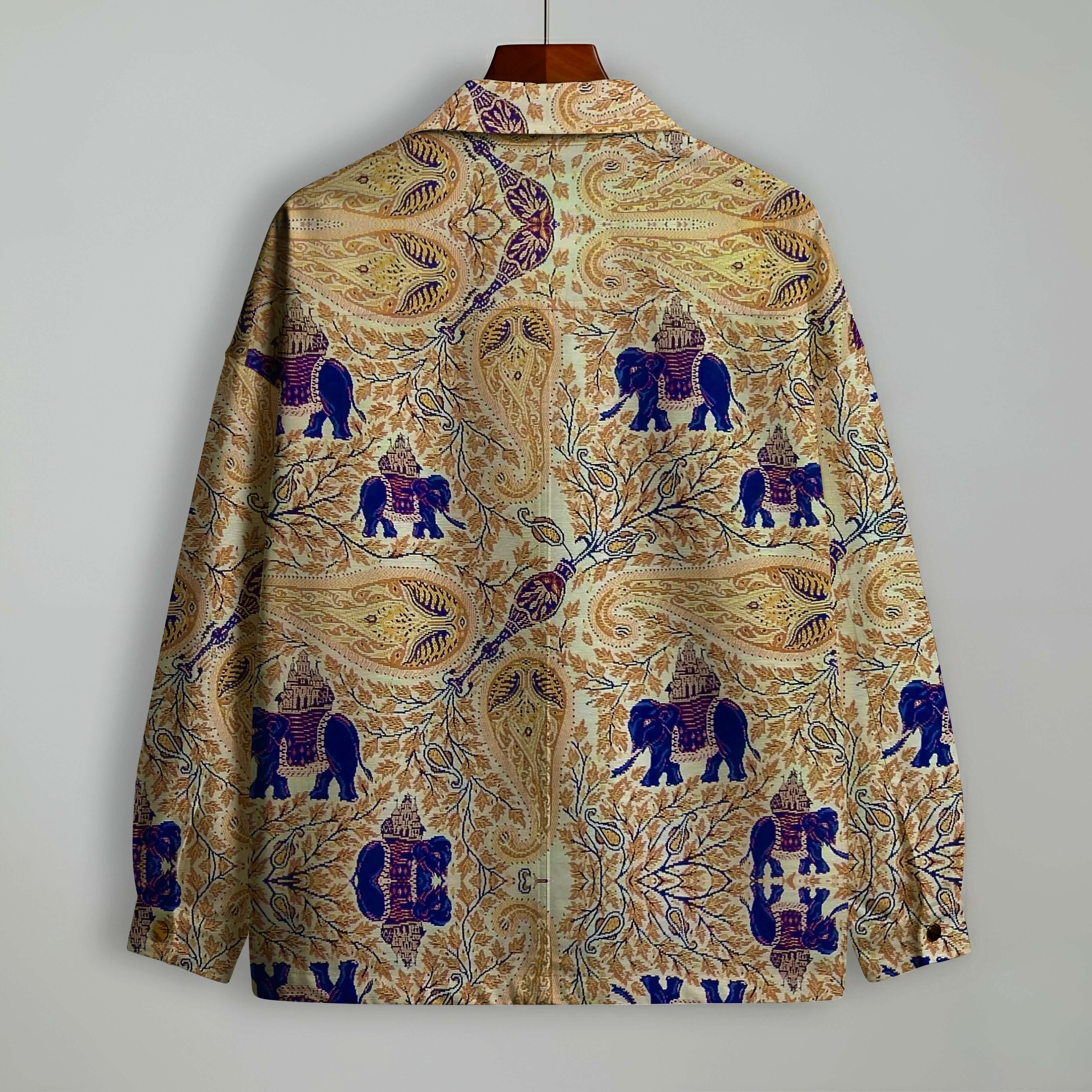 Elephant Memoir Shacket – Premium Jacquard Comfort