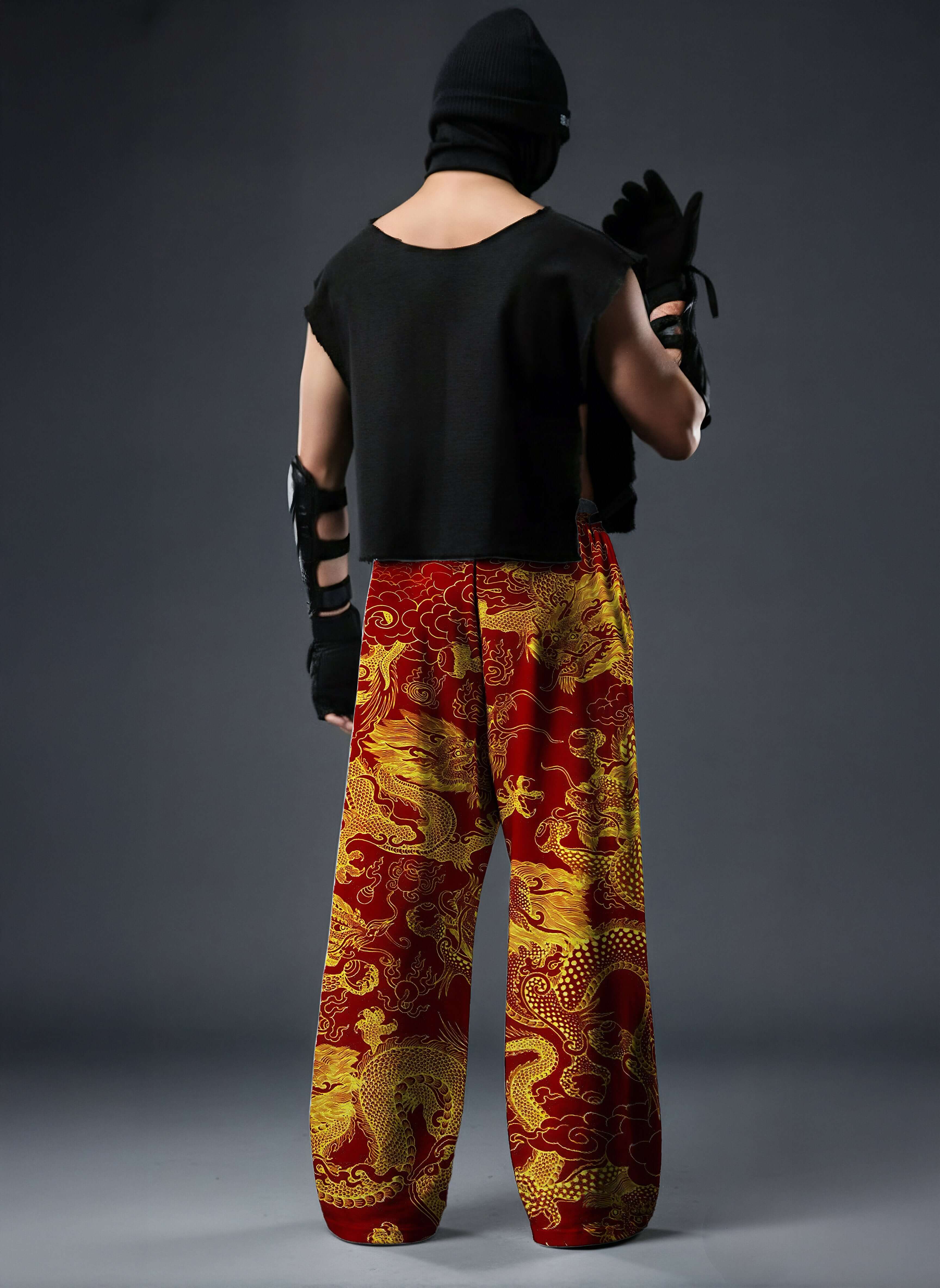 Imperial Dragon, Dragon Print Pants, Printed Baggy Pants, Baggy Fit Pants, Streetwear Pants, Oversized Pants, Graphic Print Pants, Statement Pants, Urban Streetwear, Unisex Streetwear, Relaxed Fit Pants, Trendy Bottomwear, Contemporary Fashion, Clazzey Pa