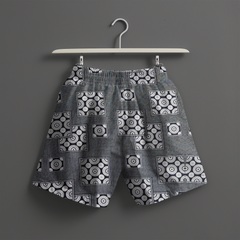 Echo Luxe Black Shirts and Short Set | 100% cotton