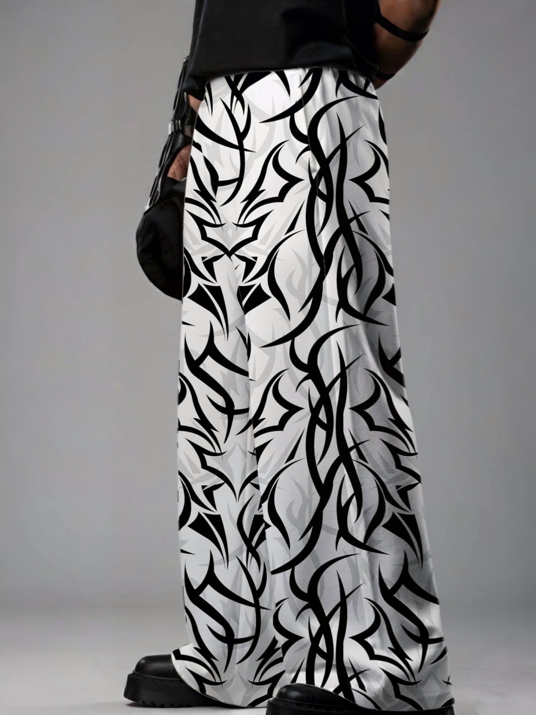 Tribal Edge Printed Baggy Pants