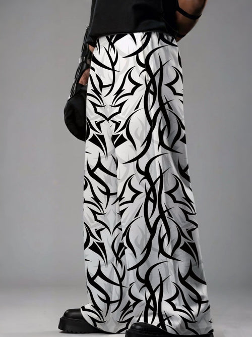 Tribal Edge Printed Baggy Pants