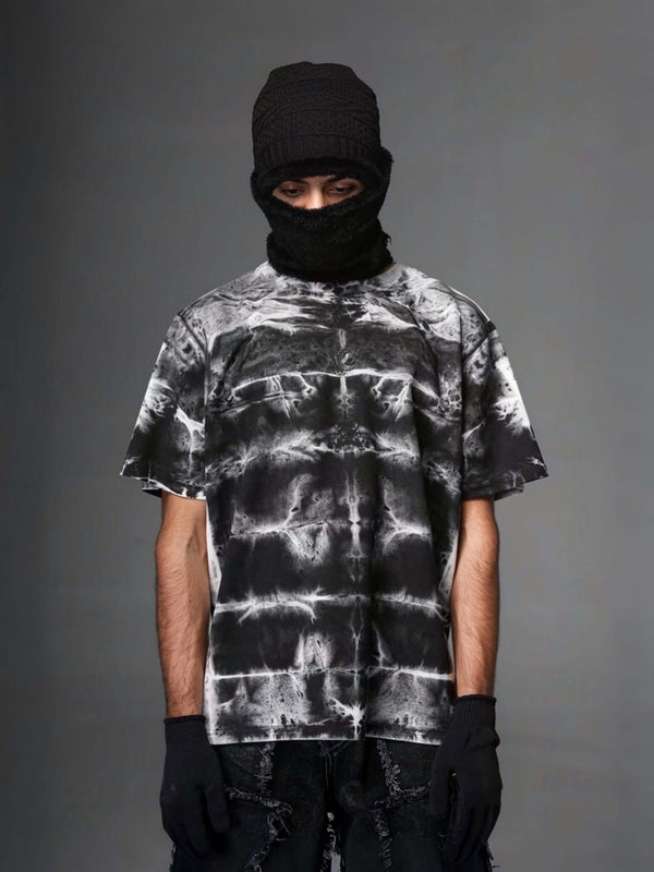 Midnight Mirage Hand Washed Tee for Bold Streetwear Expression