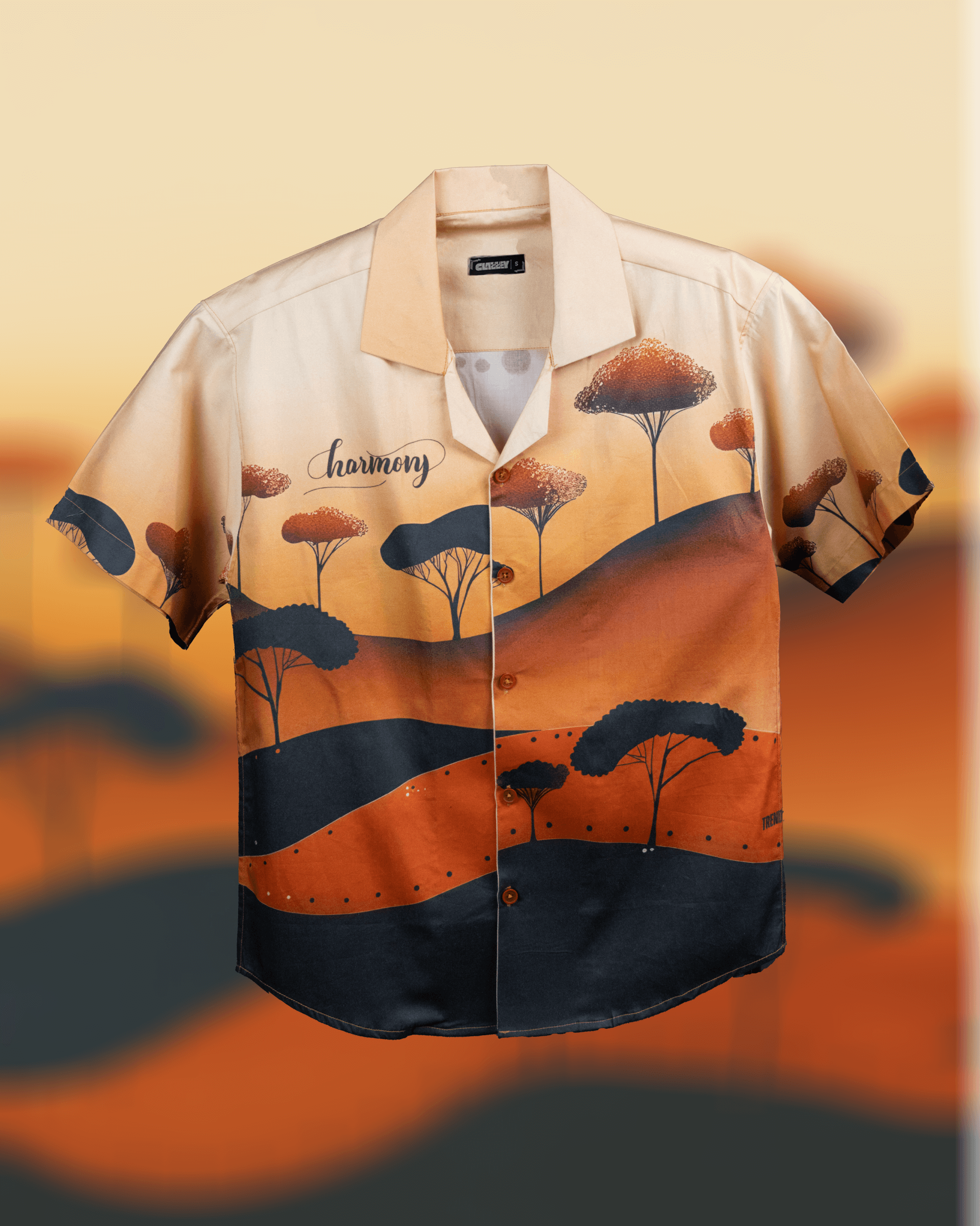 Harmony Sunset Cotton Shirt