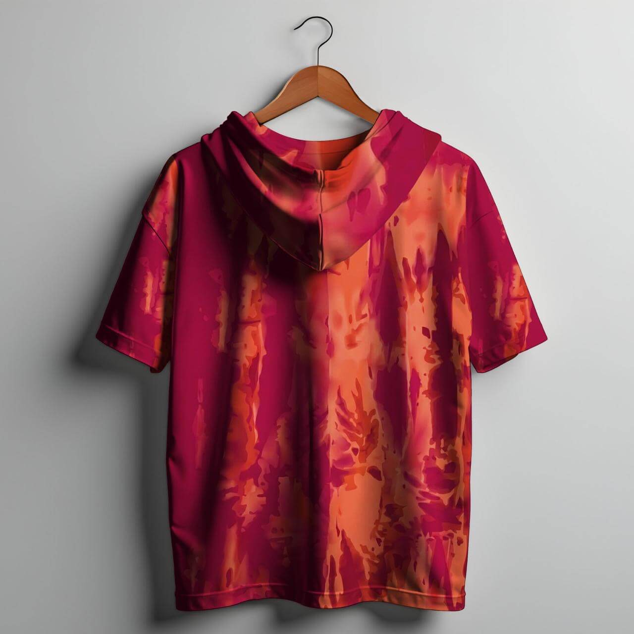 Inferno Veil Oversized Hoodie for Fiery and Bold Streetwear Style