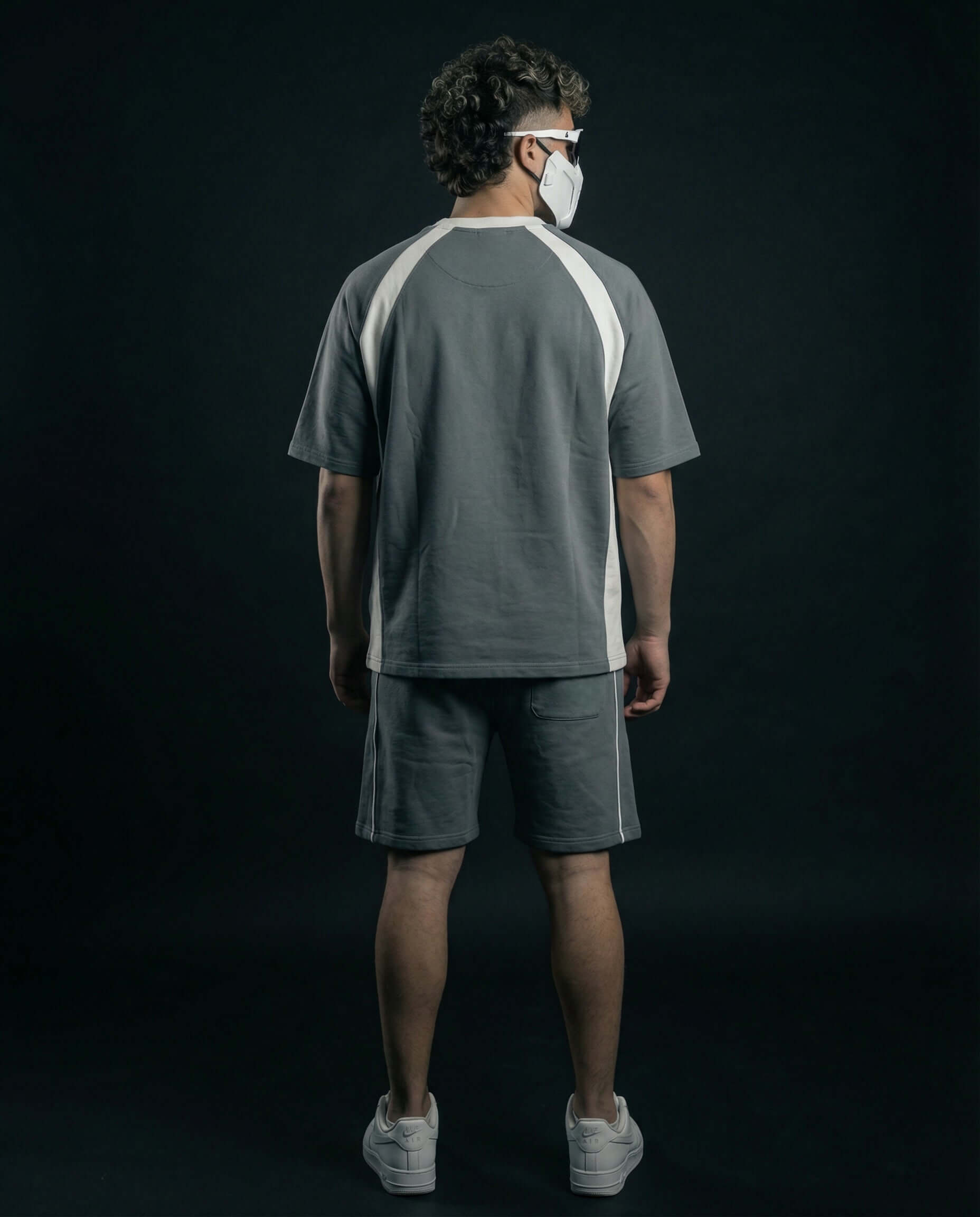 Steel Grey Heavyweight Tech-Terry Co-ord Set