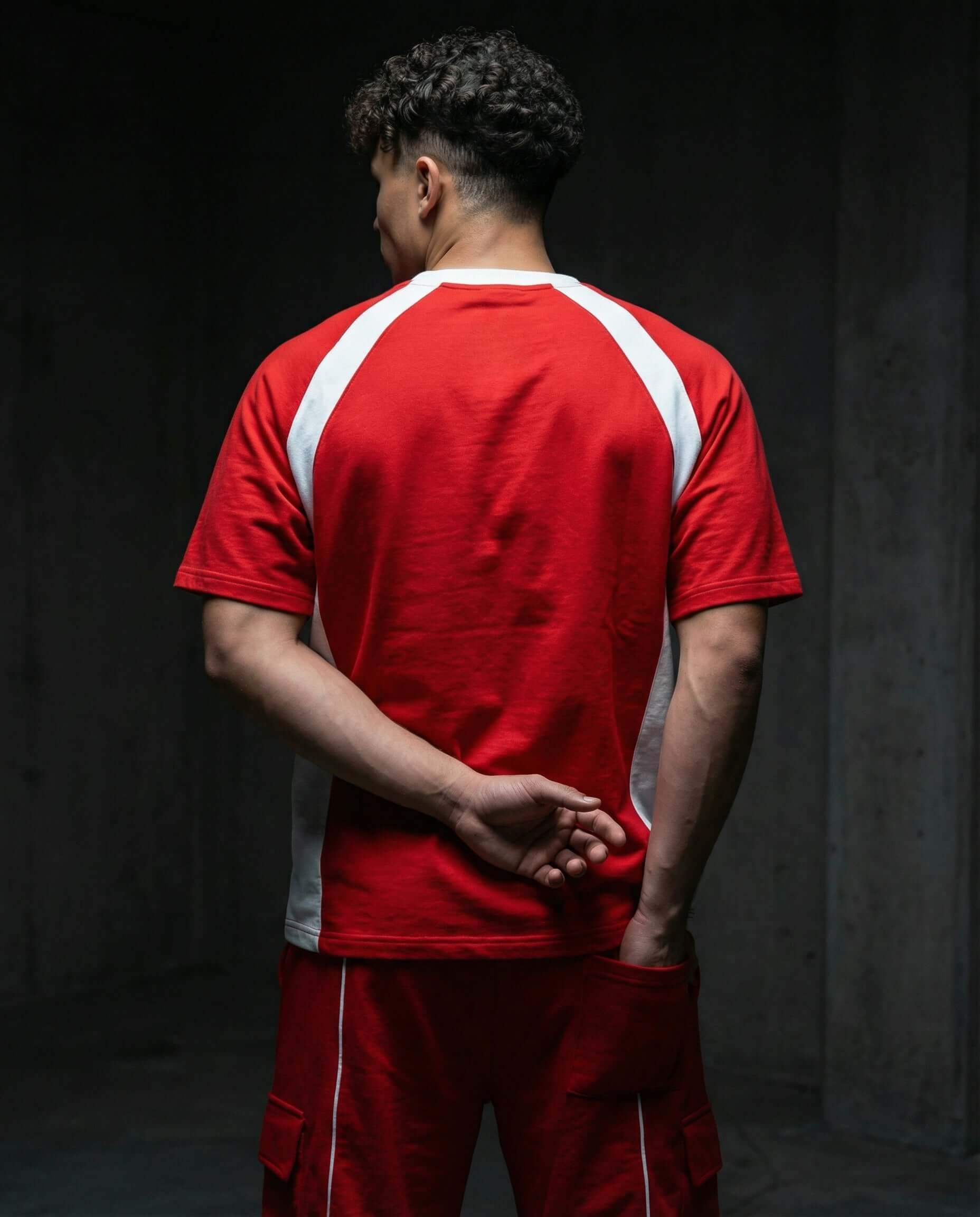 Ignite Red Heavyweight Tech-Terry Co-ord Set