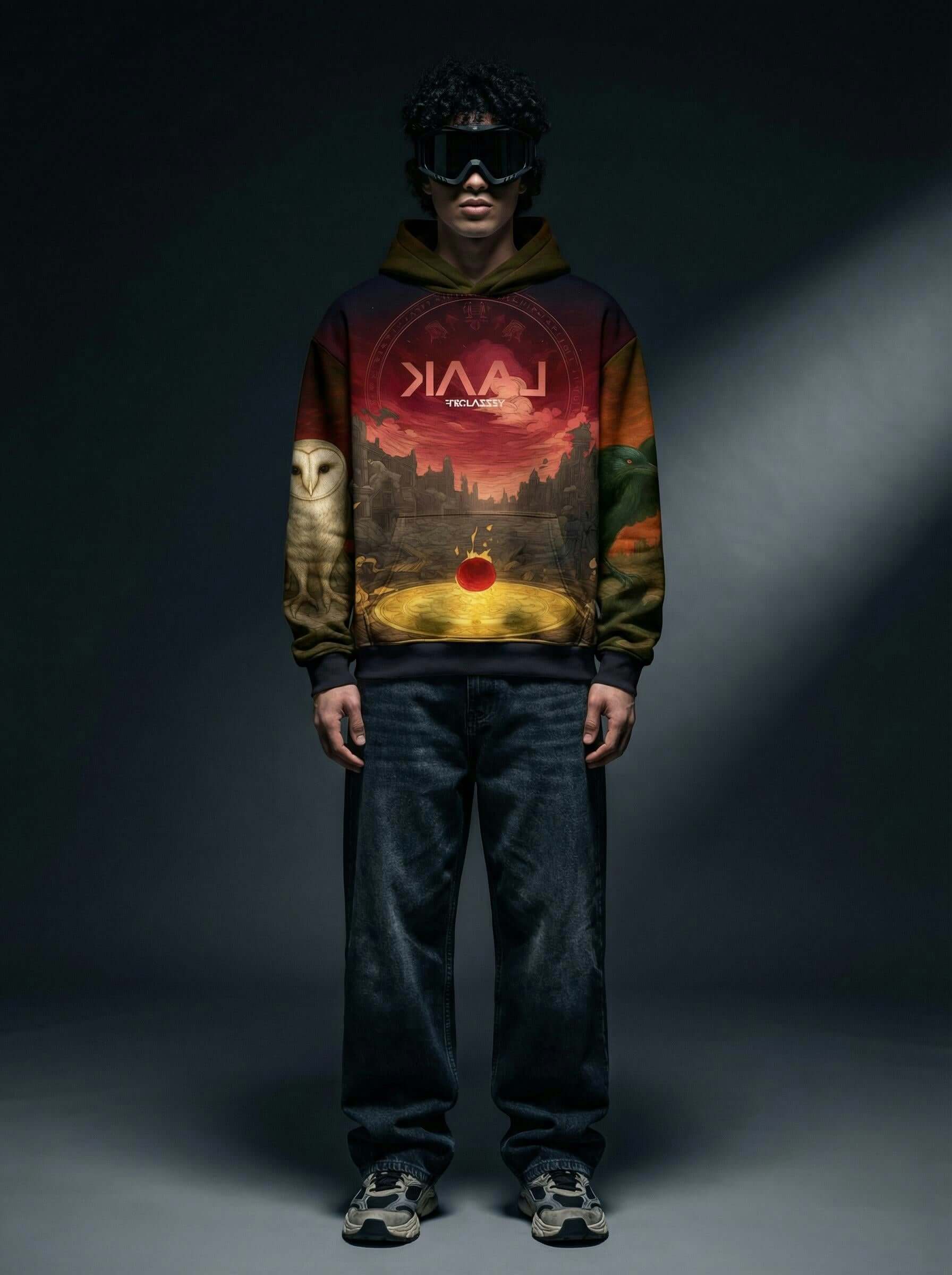 KAAL Dark Age Hoodie – Mythic Streetwear Print