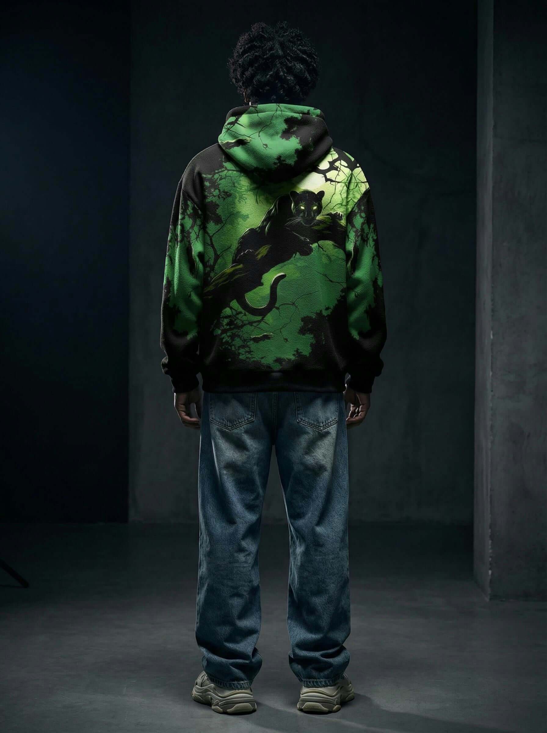 Jungle Phantom Printed Hoodie - Premium Fleece Comfort