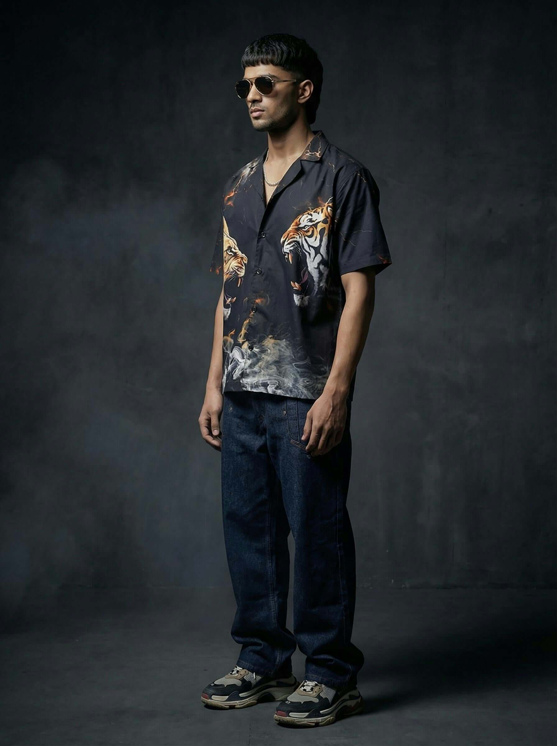 Alpha Inferno Cotton Shirt – Designer Printed Shirt