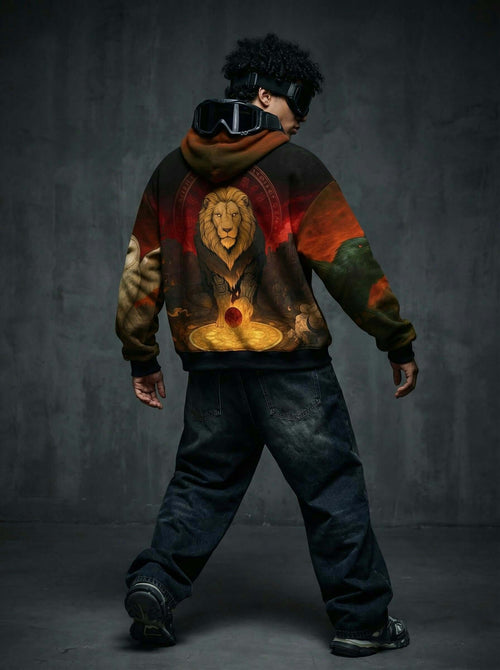 KAAL Dark Age Hoodie – Mythic Streetwear Print