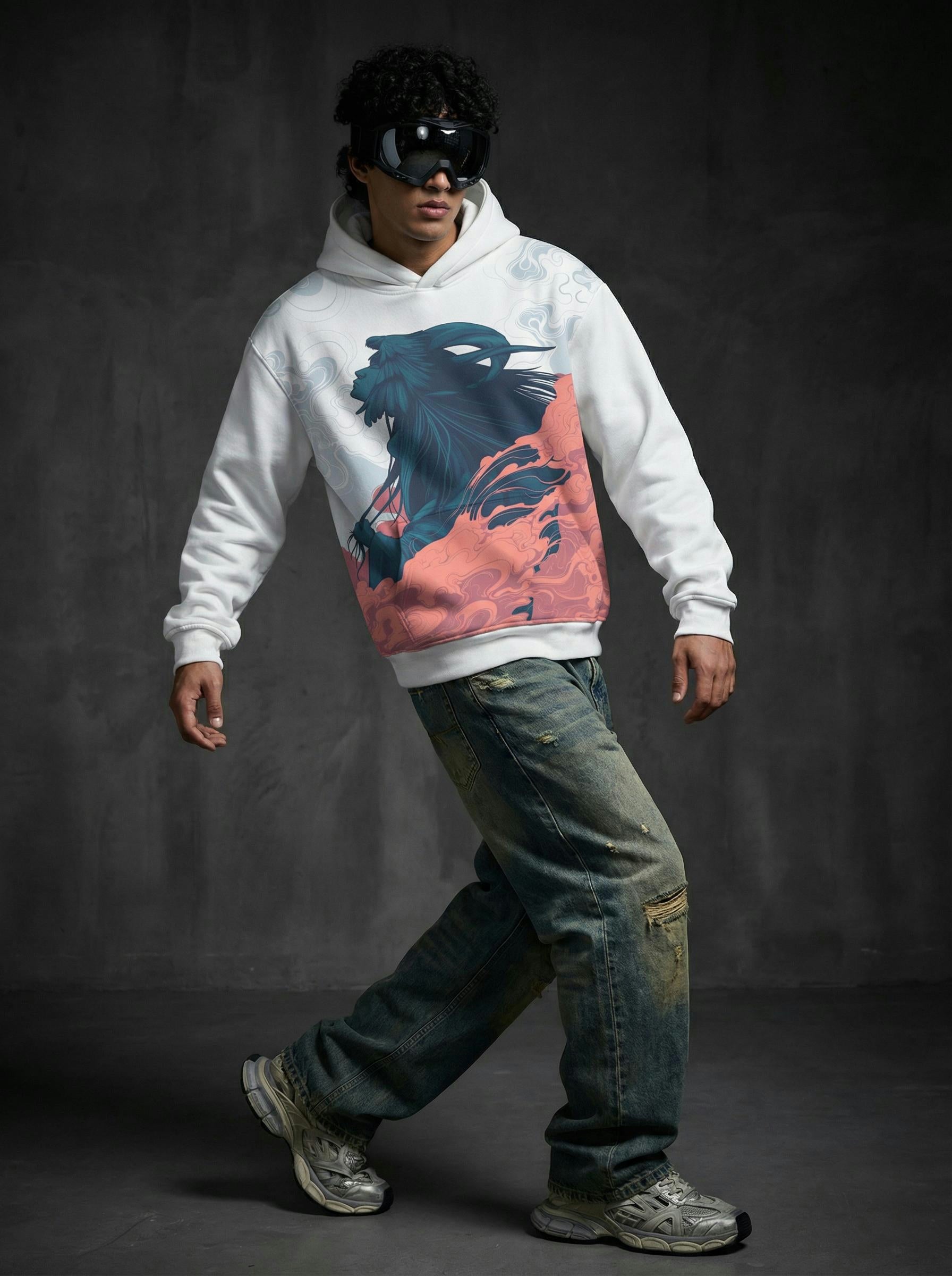 Spirit of the Wind Printed Hoodie