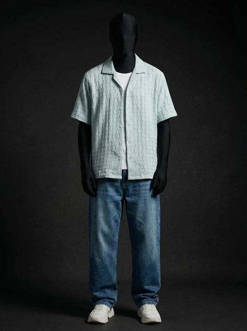 Mint Mist Knitted Shirt