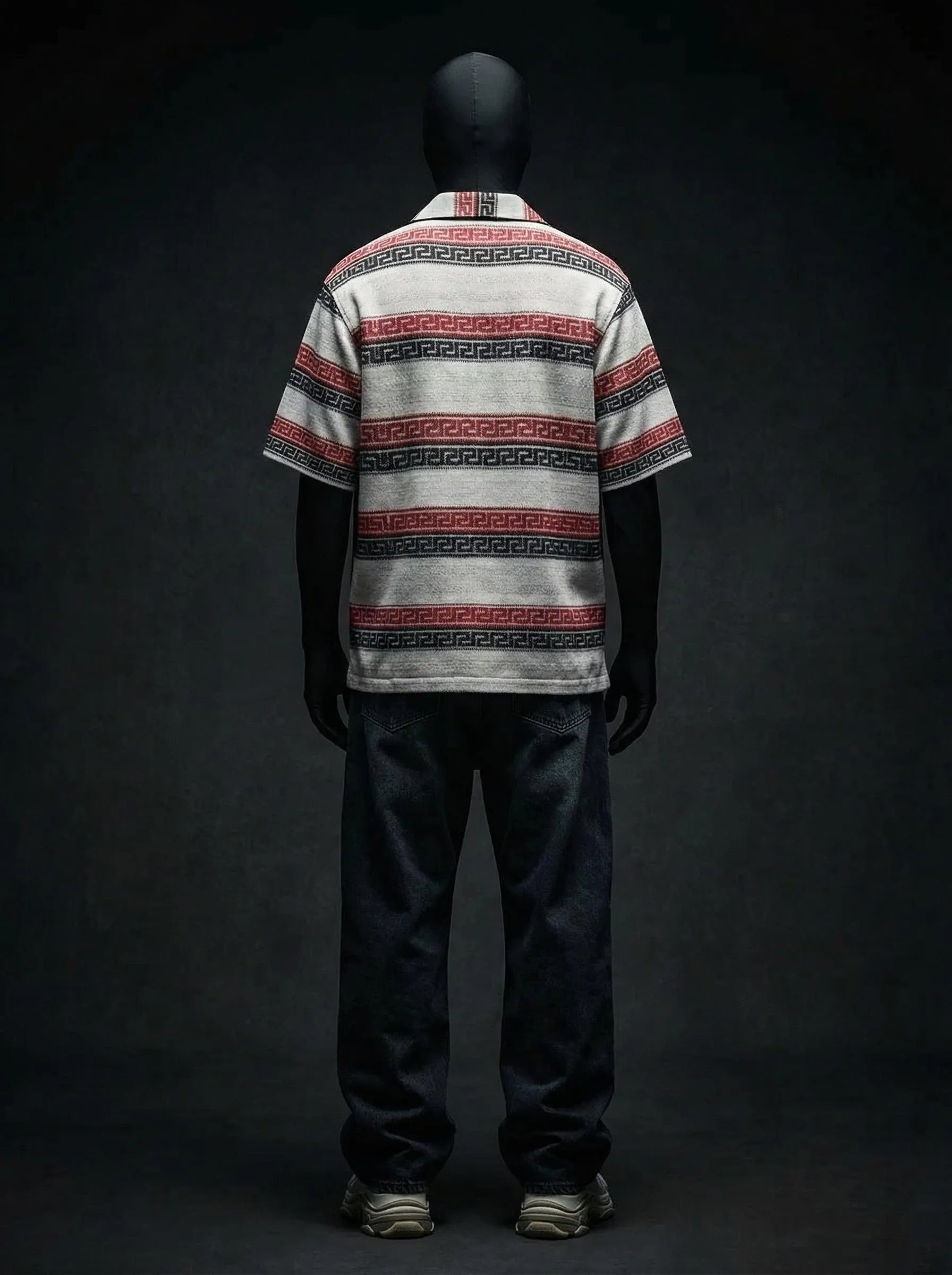 Desert Horizon Stripe Knitted Shirt