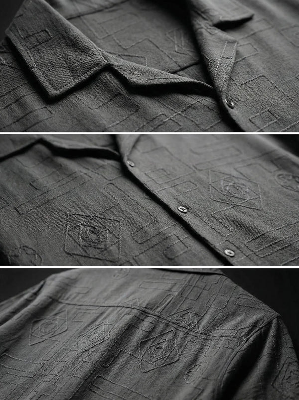 Charcoal Classic Knitted Shirt