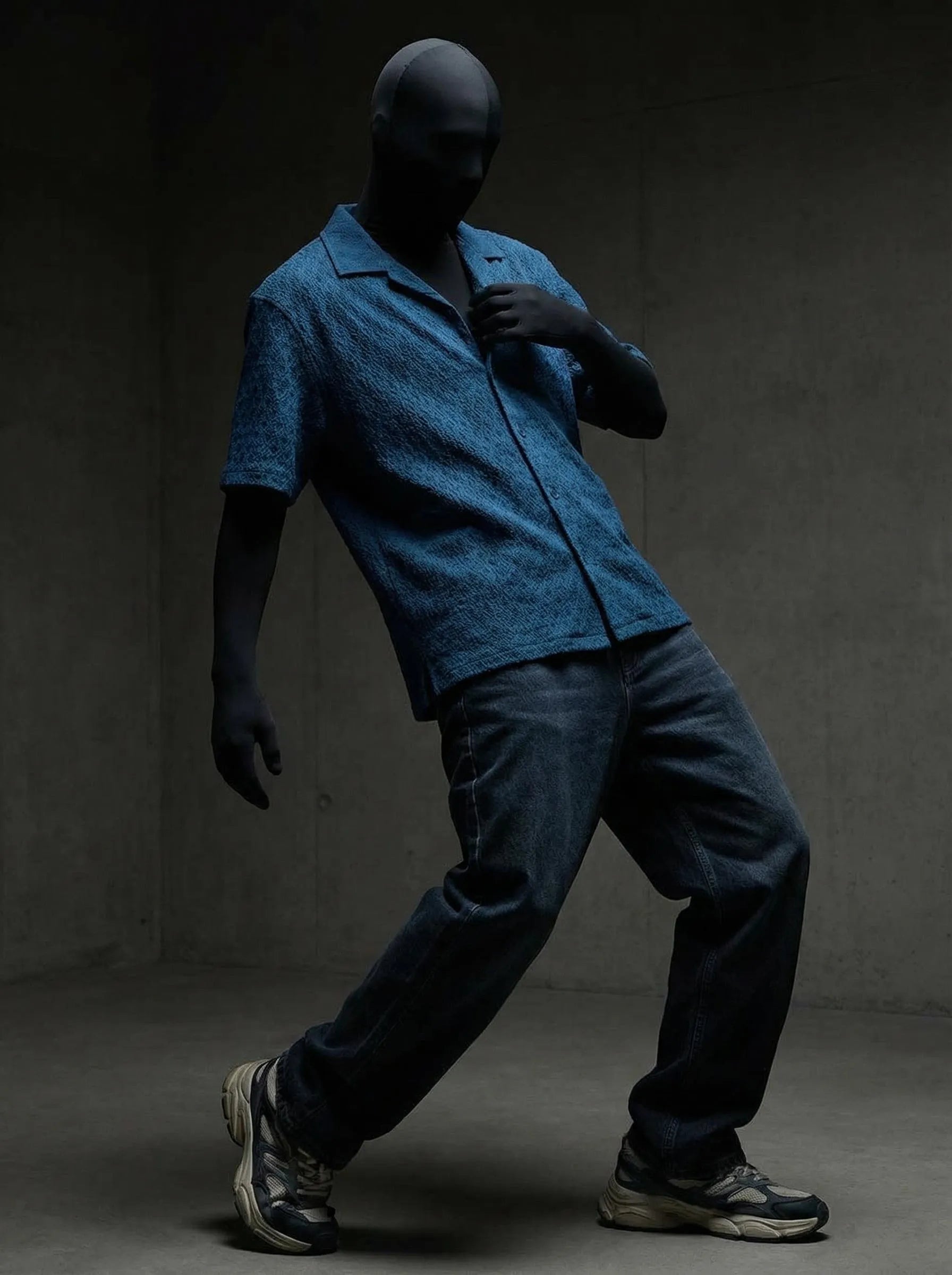 Twilight Blue Knitted Shirt