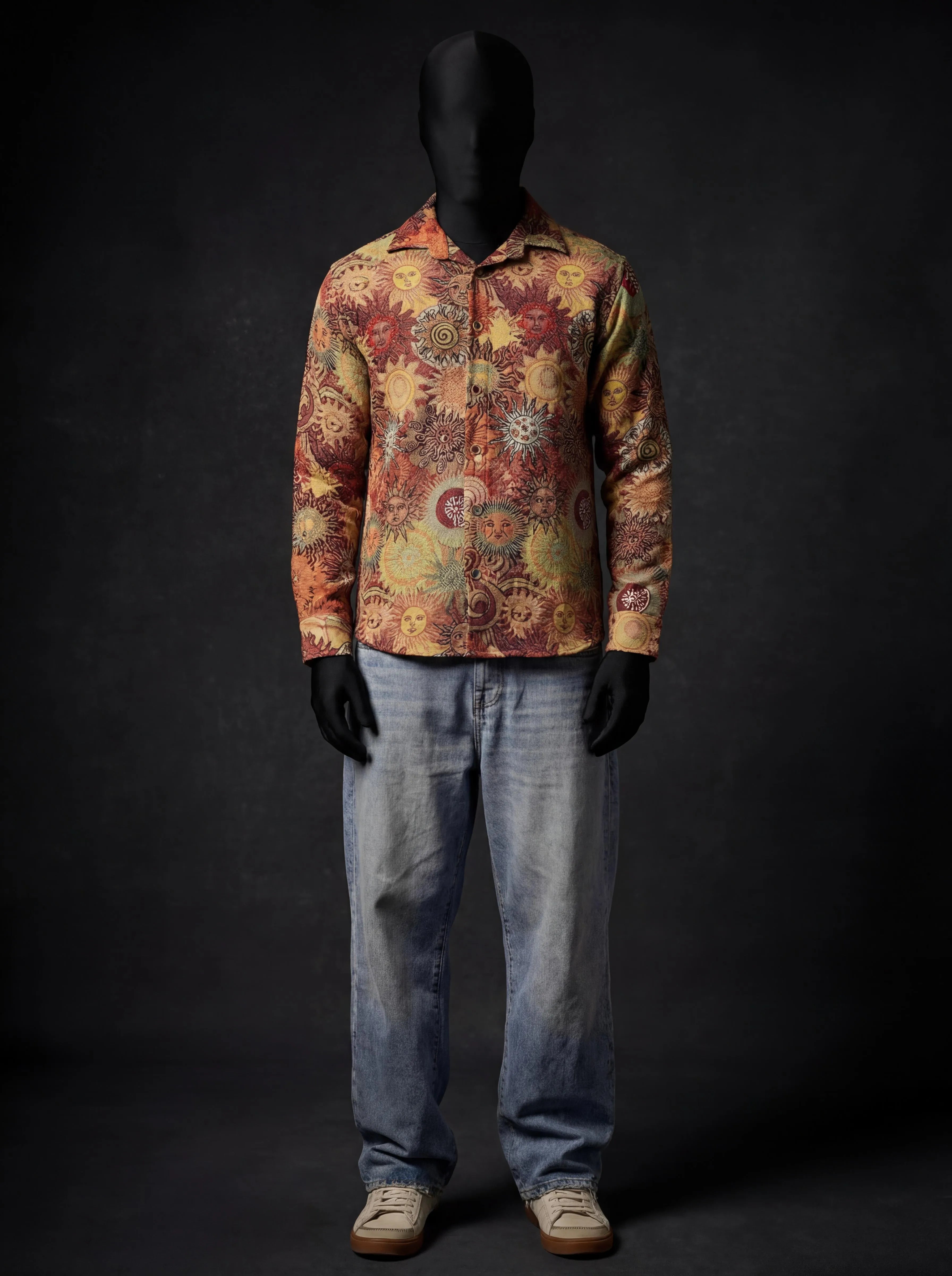Solar Symphony Over Shirt