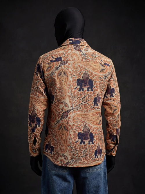 Elephant Memoir Over Shirt – Premium Jacquard Over Shirts