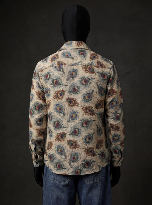 Rajwada Feathers Over Shirt – Premium Collared  Over Shirts