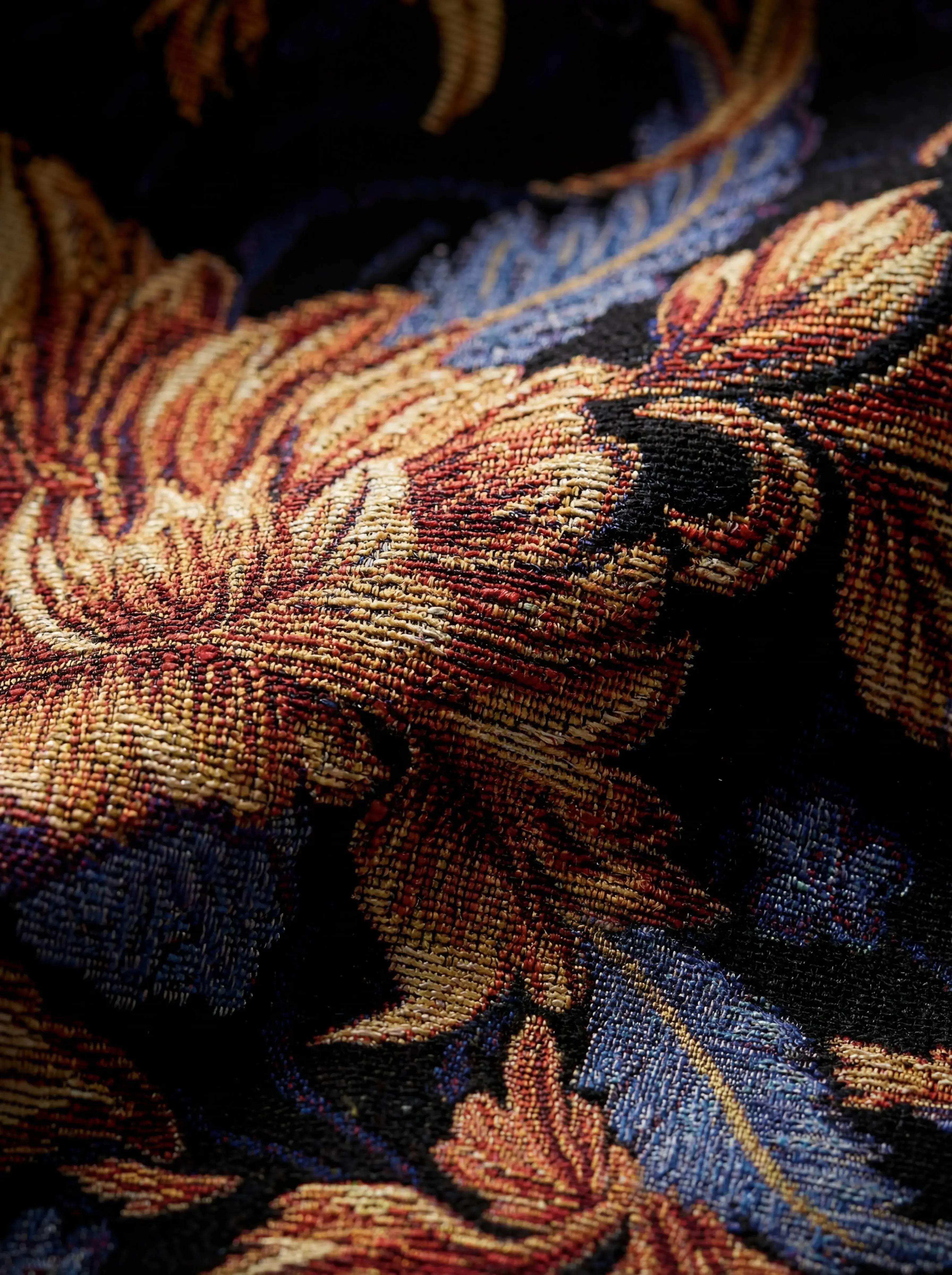 Baroque Bloom Shacket – Cotton Collared Overshirt