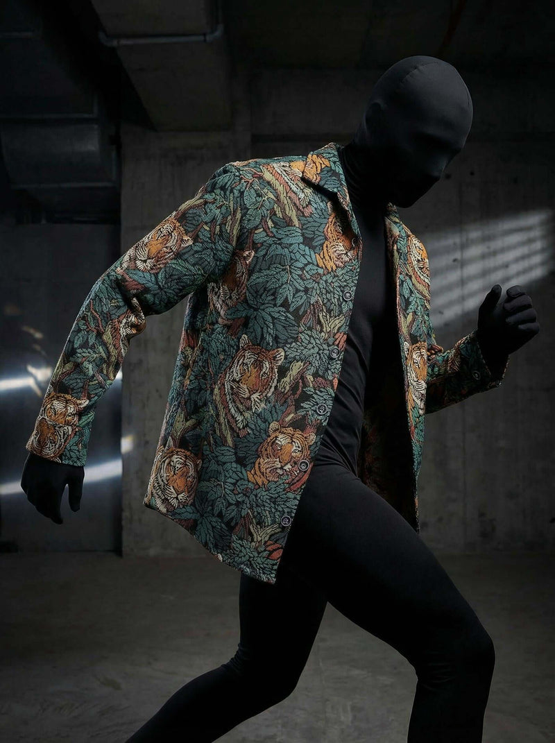 Jungle Royalty Over Shirt – Designer Cotton Over Shirts