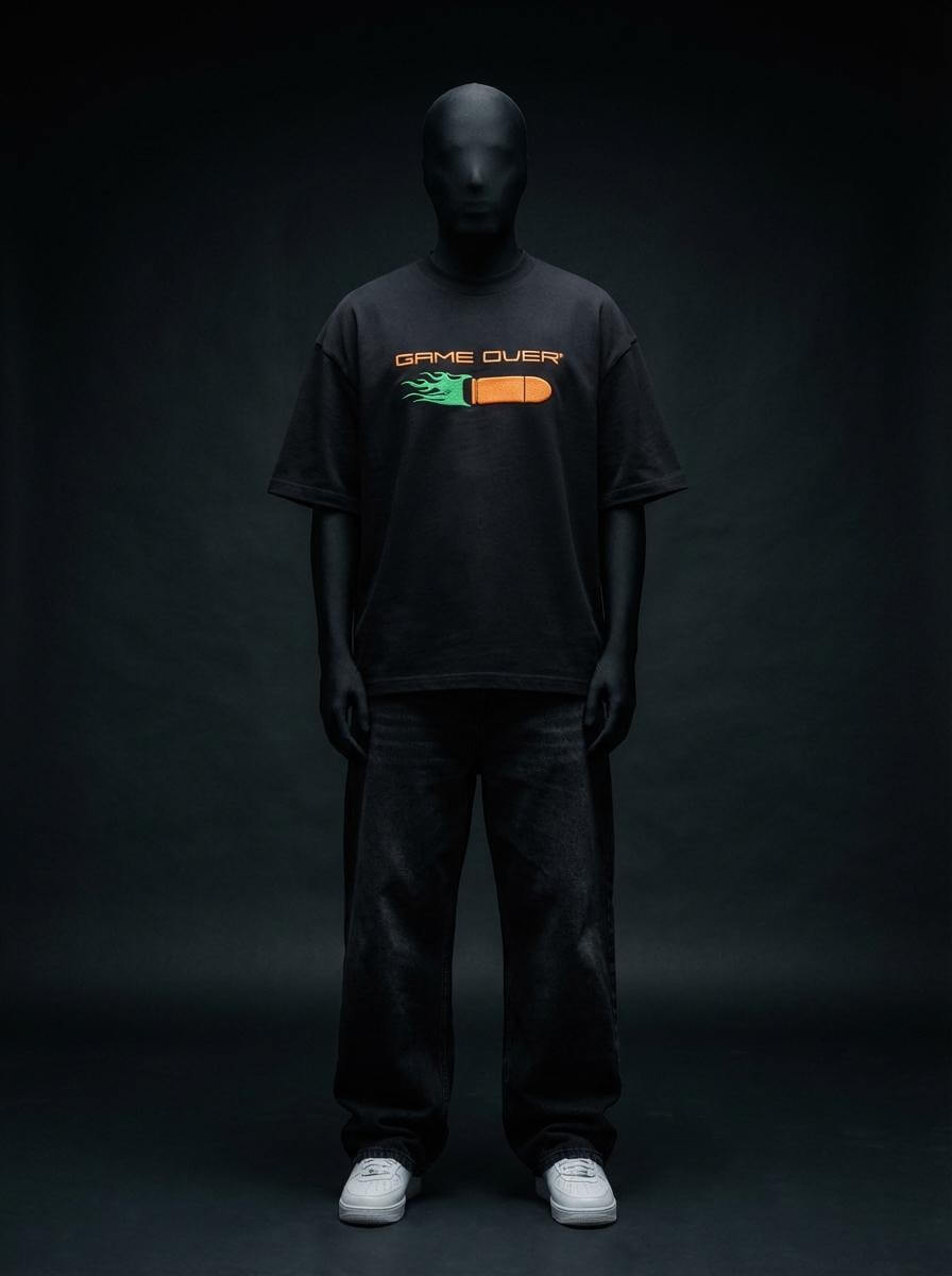 Last Wish Printed Oversize Tee