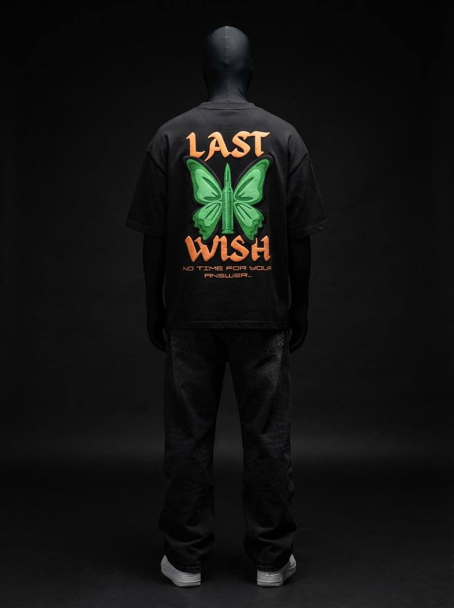 Last Wish Printed Oversize Tee