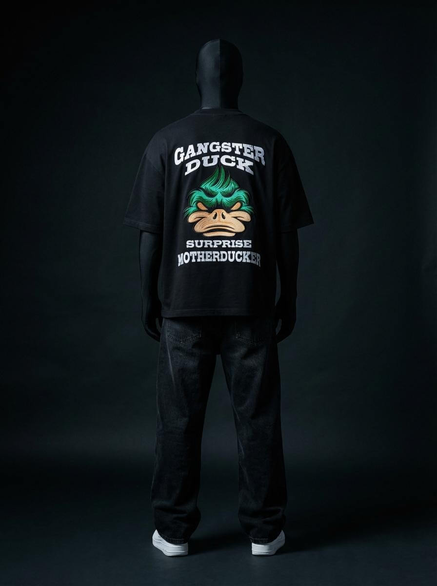 Gangster Duck Cotton Oversize Tee