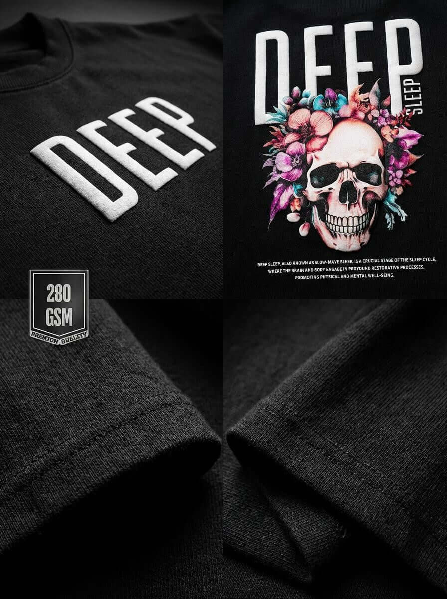 DEEP Oversize Printed Tee