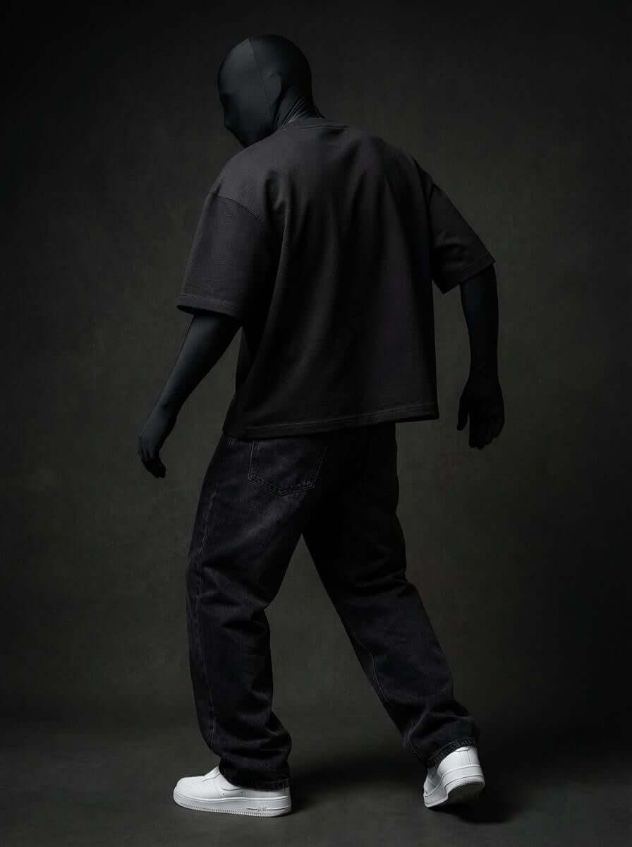 Classic Black Premium Oversized Tee