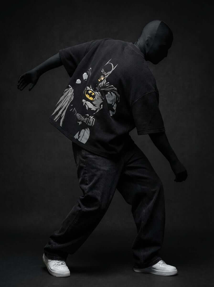 Batman Printed Oversized Tee