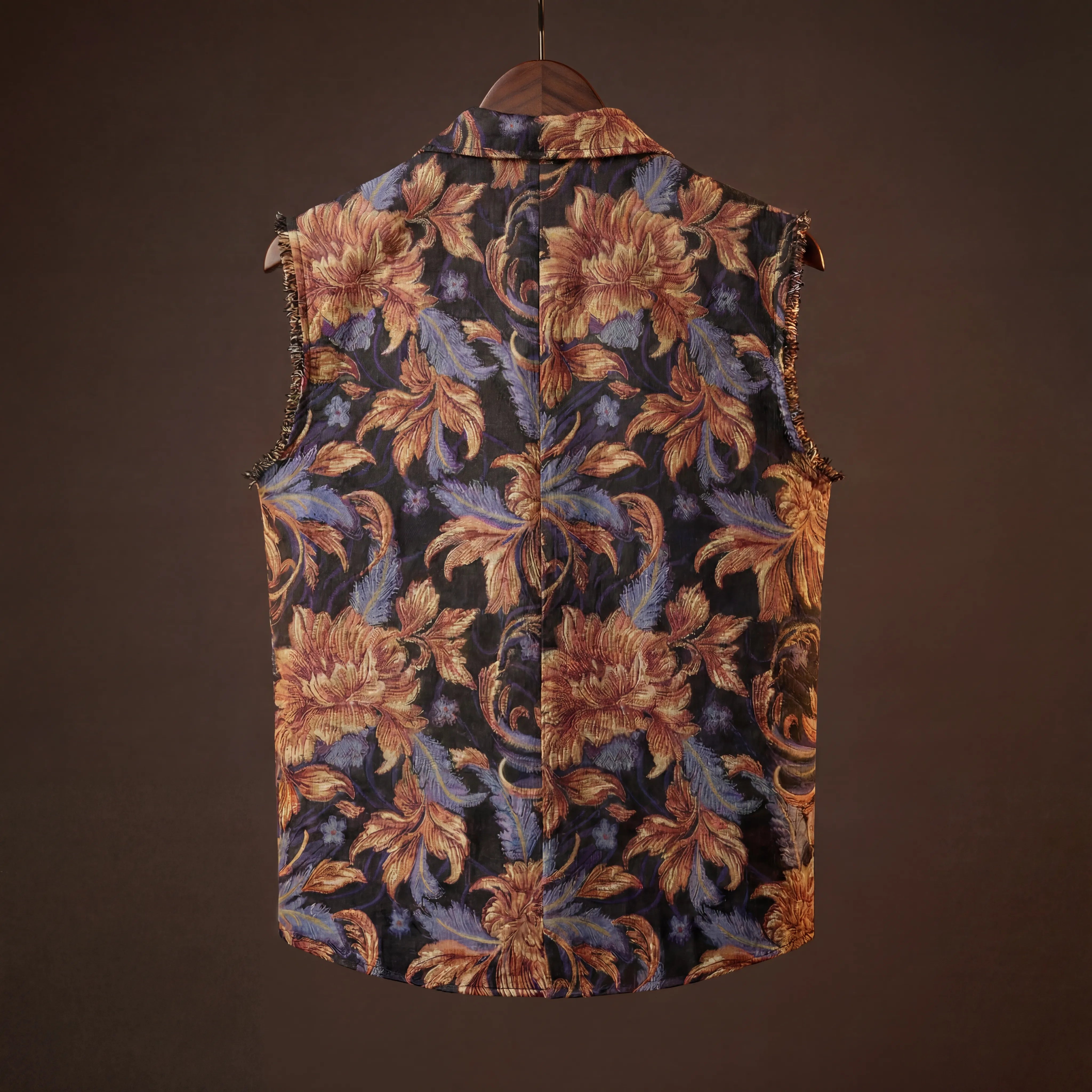 Baroque Bloom Jacquard Vest