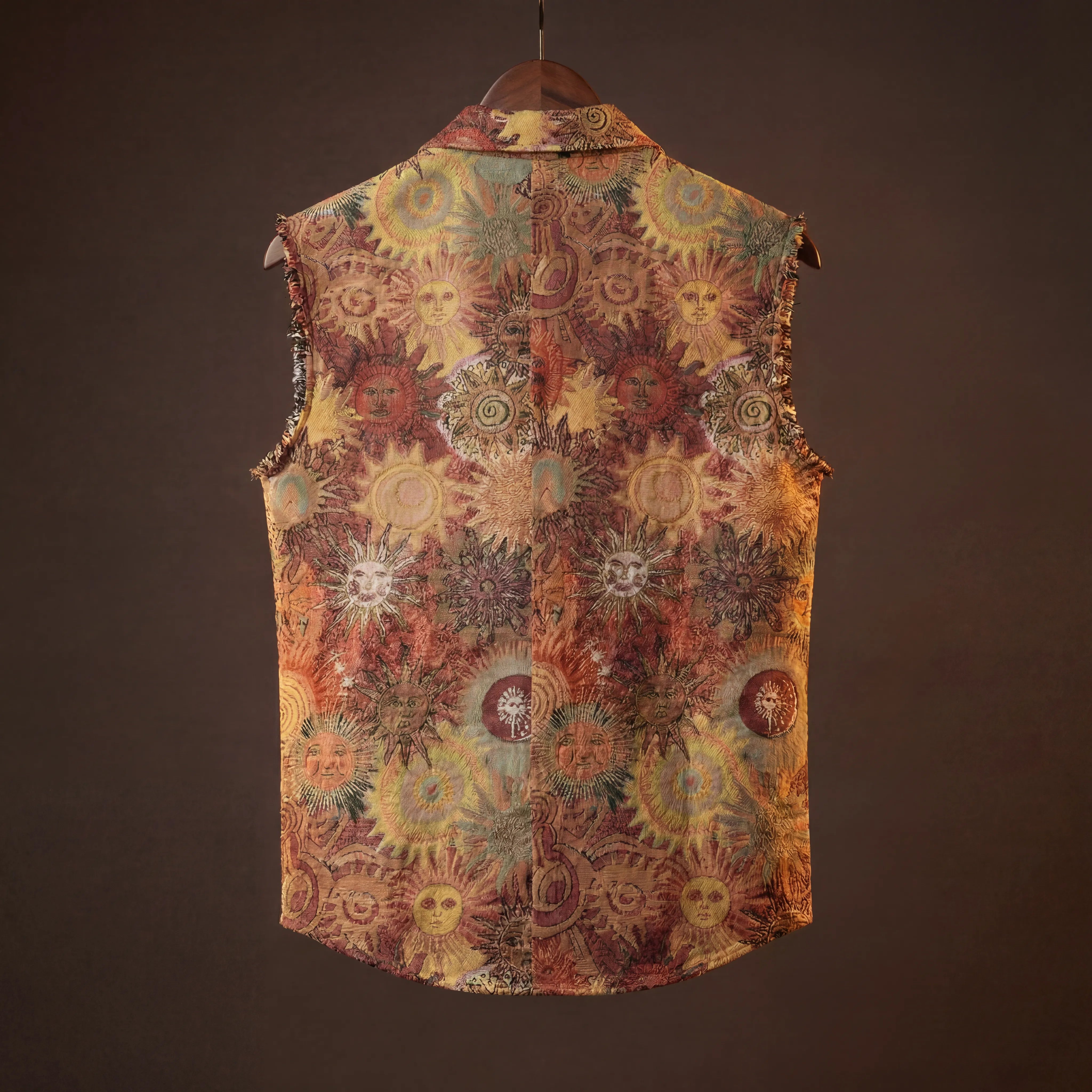 Solar Symphony Jacquard Vest
