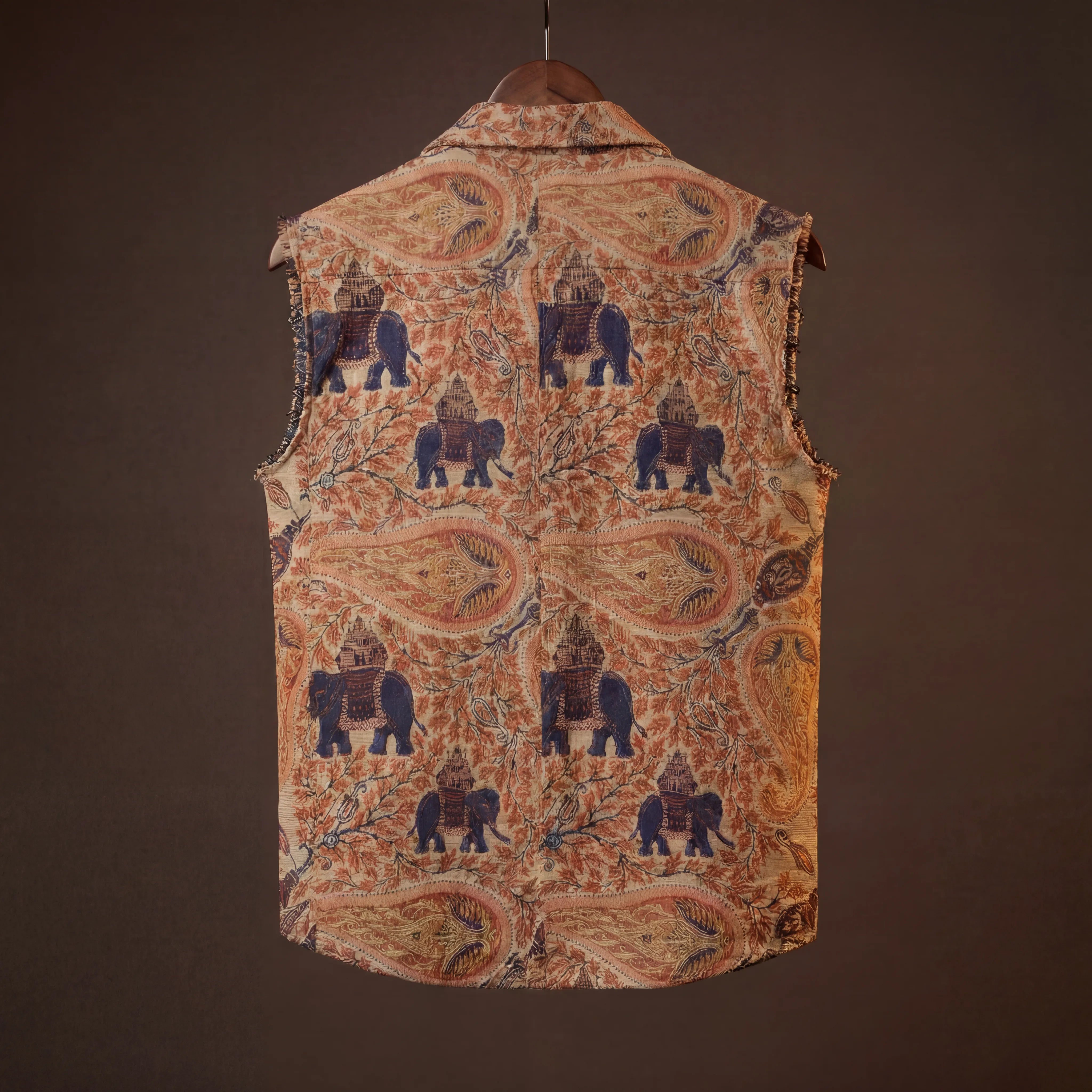 Elephant Memoir Jacquard Vest