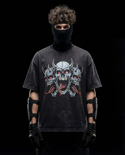 CEREBRAL OVERLOAD // SOUL PROTOCOL ACID WASH TEE