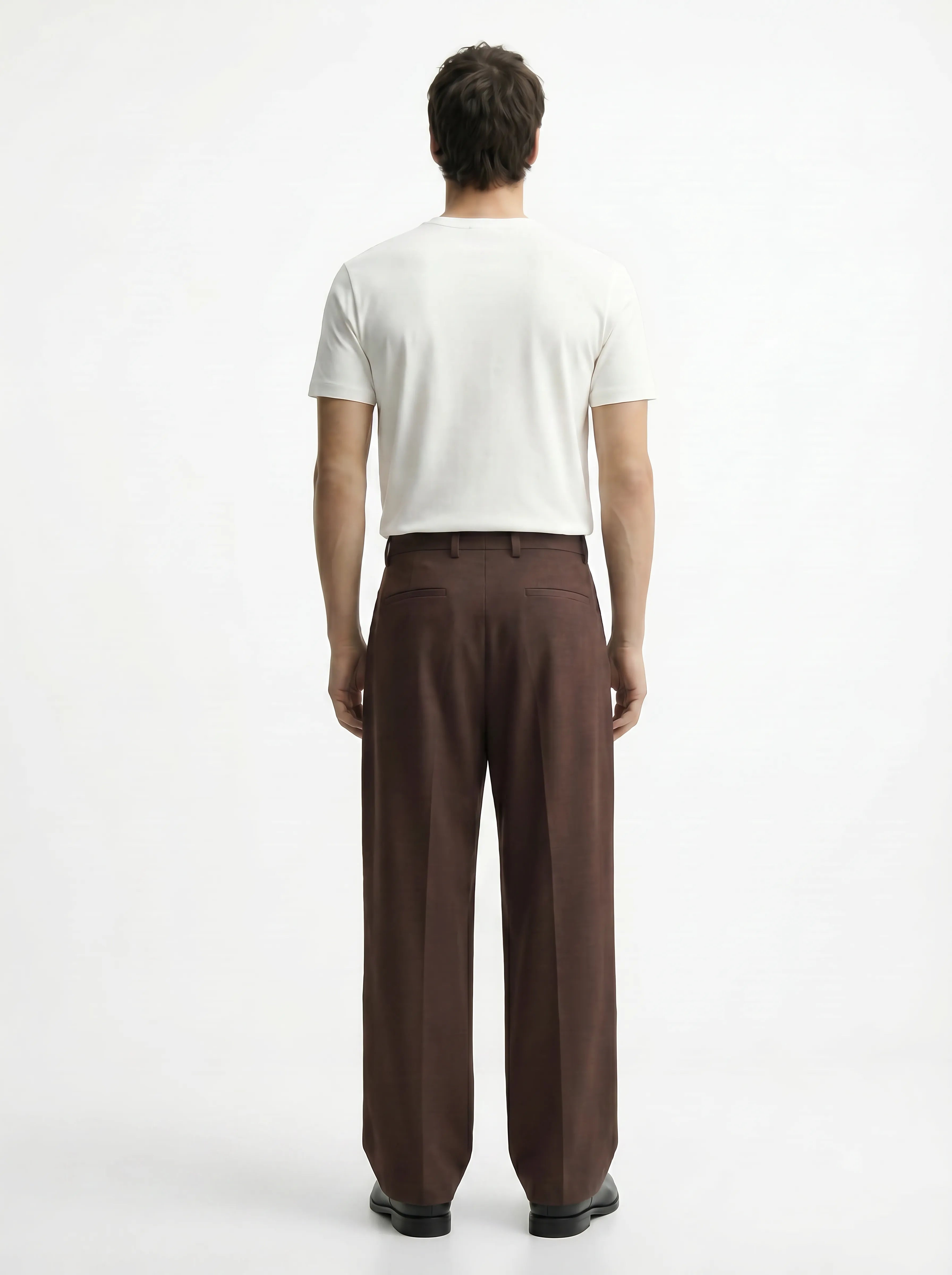 Cocoa Brown Stretch Pants for Warm and Comfortable Streetwear