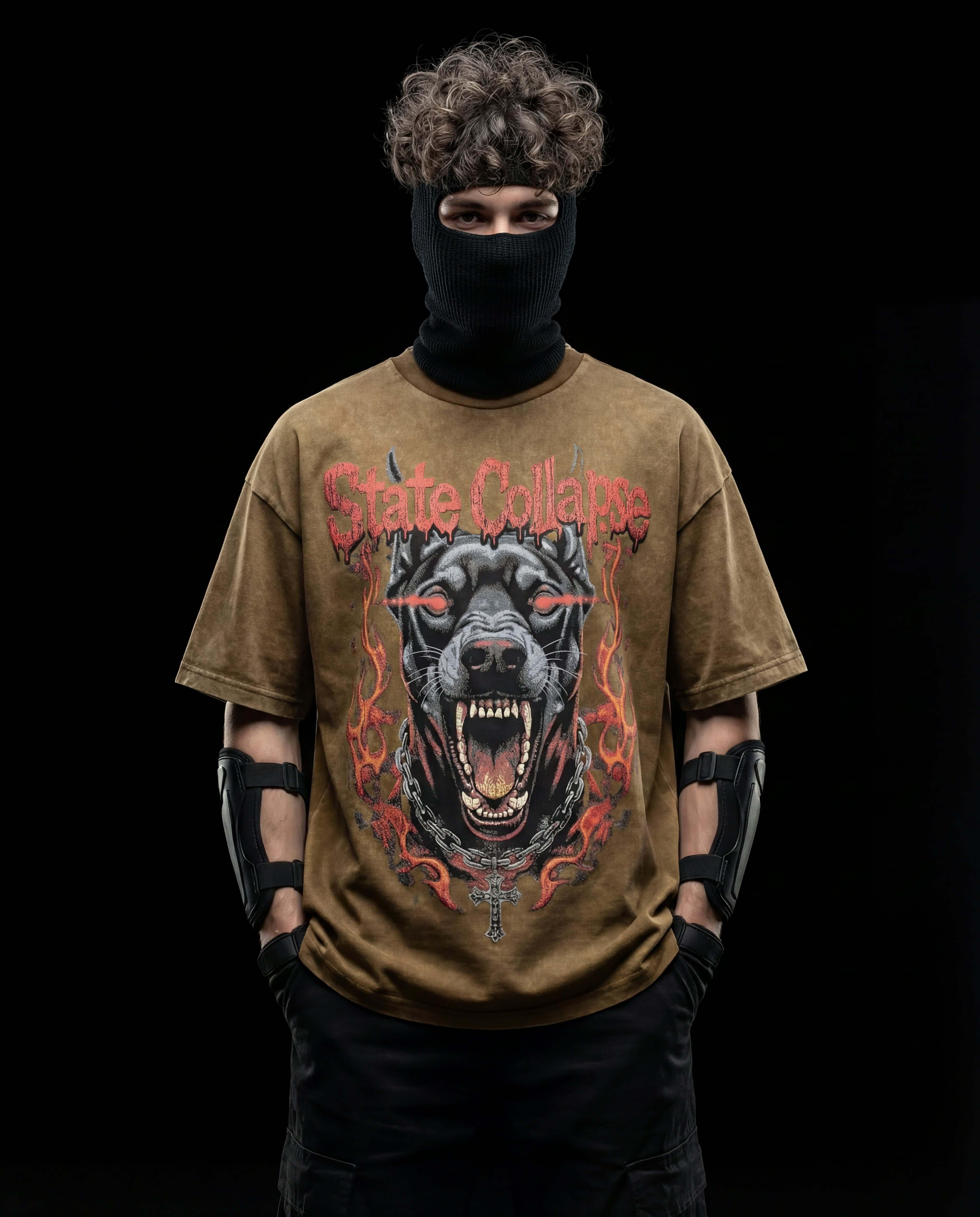 FINAL SEQUENCE // GHOST PROTOCOL ACID WASH TEE