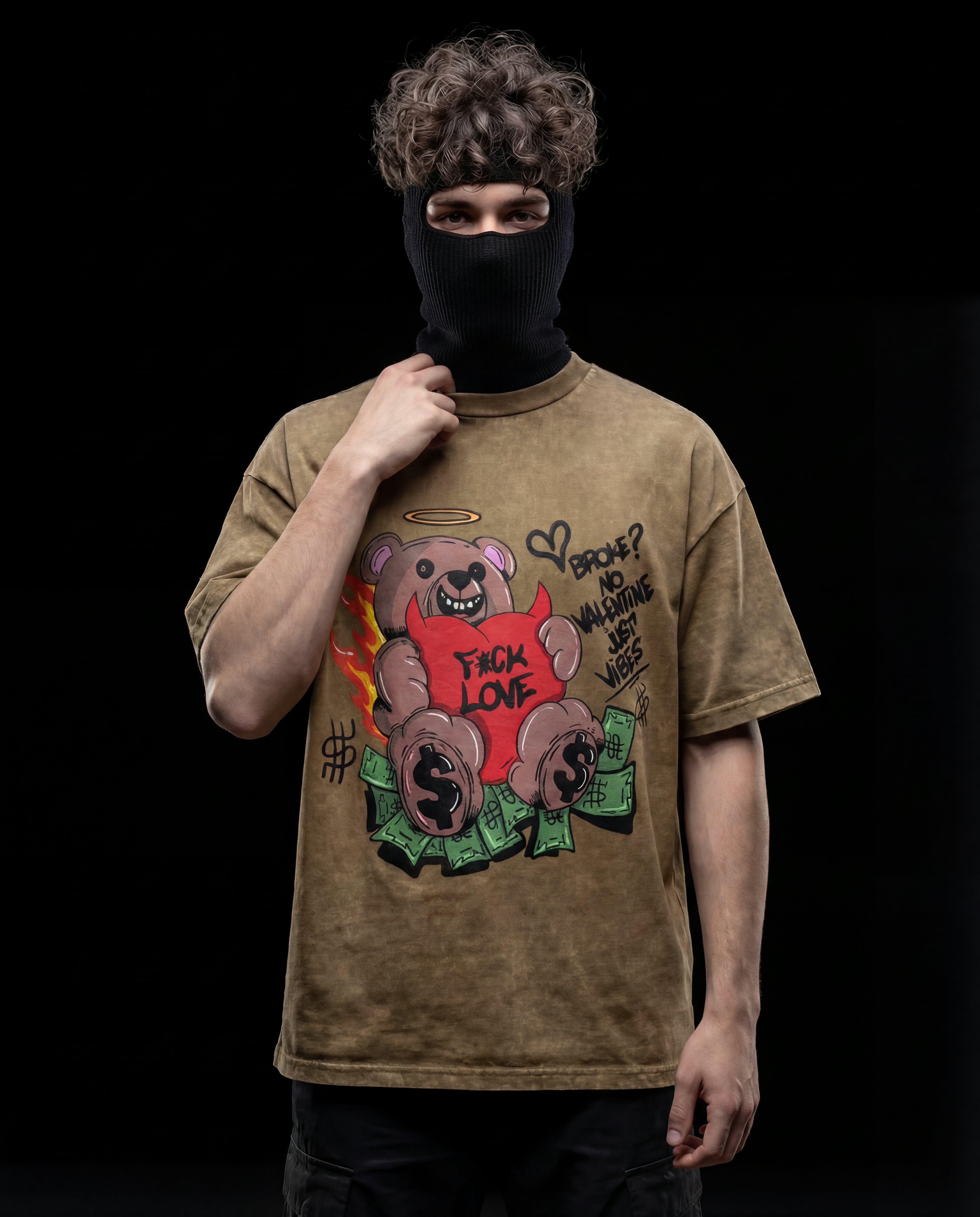 DARK OMEN // PROPHECY PROTOCOL ACID WASH TEE