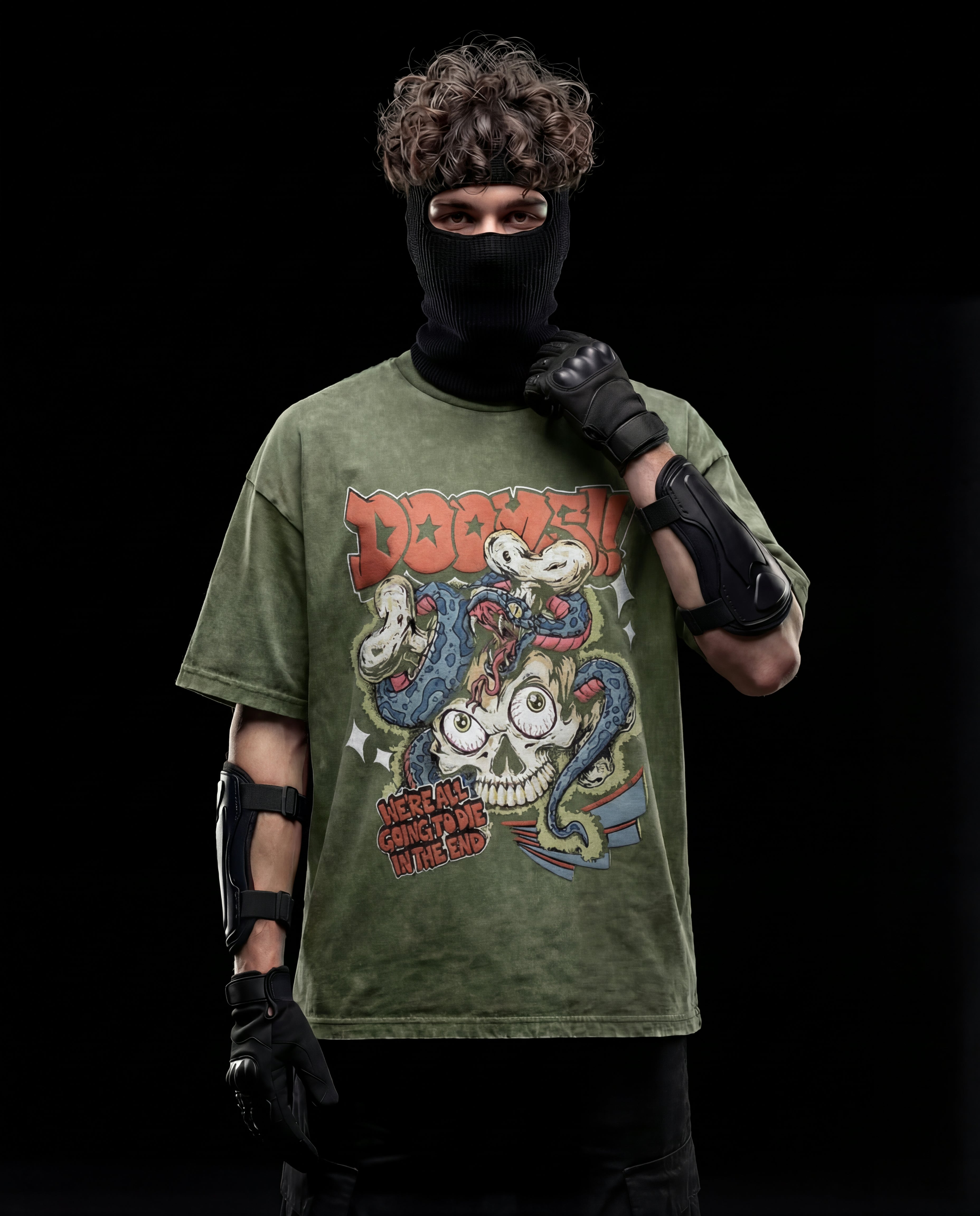 VANDAL VISION // REBEL PROTOCOL ACID WASH TEE