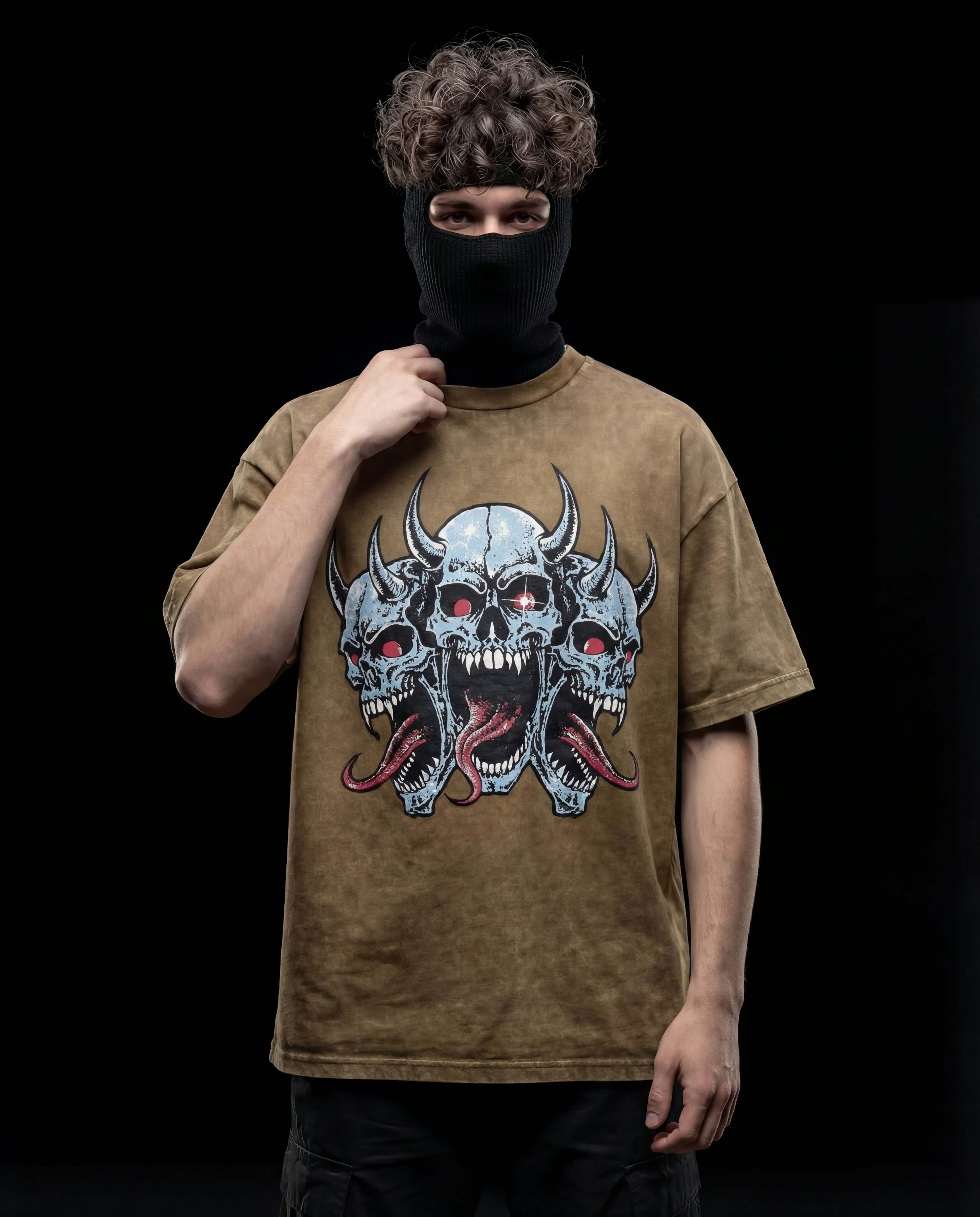 CEREBRAL OVERLOAD // SOUL PROTOCOL ACID WASH TEE