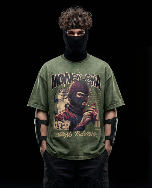 APEX BLOOM // TIGER PROTOCOL ACID WASH TEE