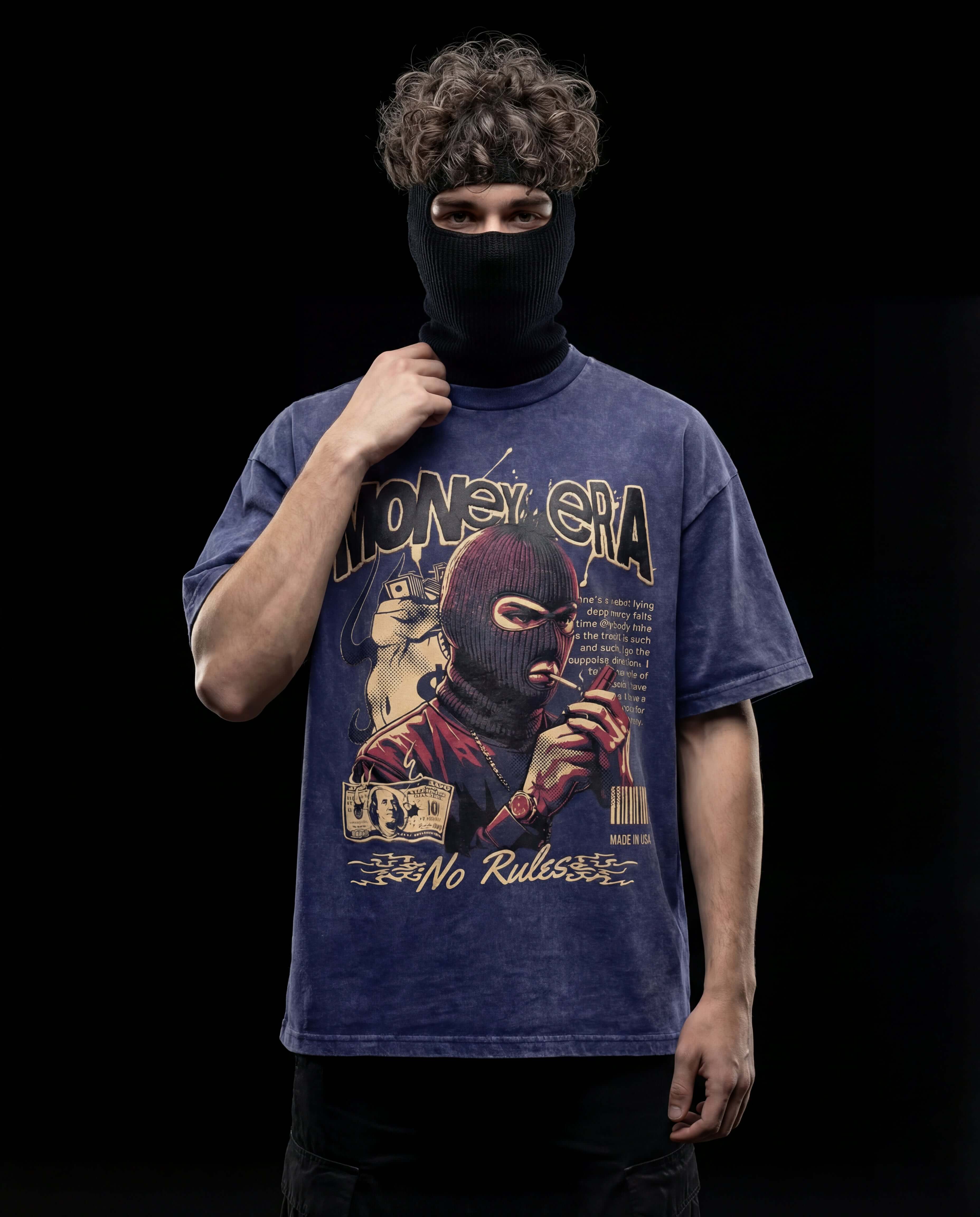 APEX BLOOM // TIGER PROTOCOL ACID WASH TEE